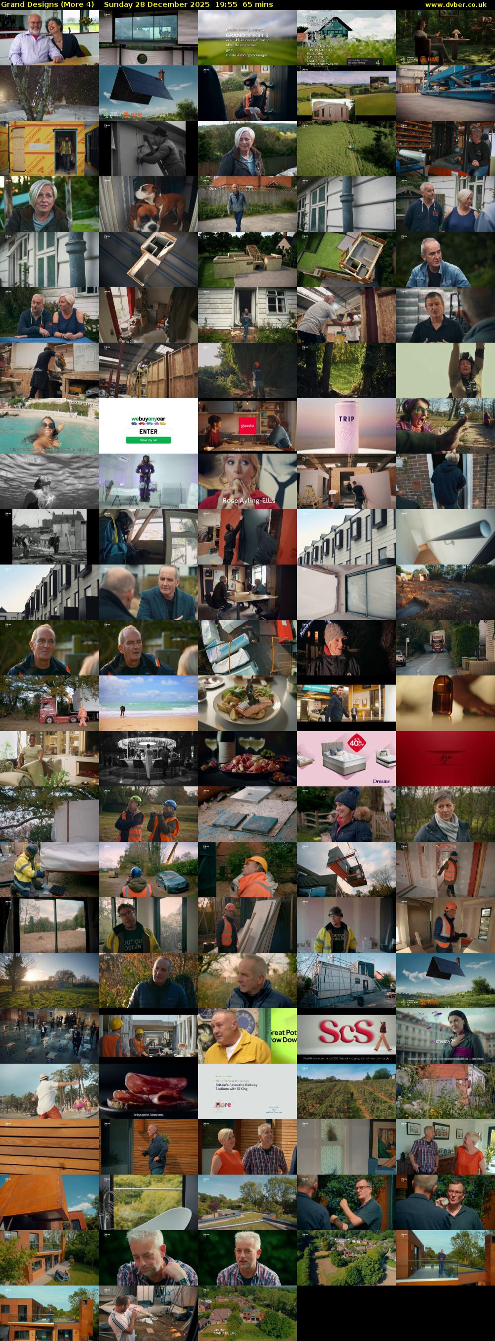Grand Designs (More 4) Sunday 28 December 2025 19:55 - 21:00