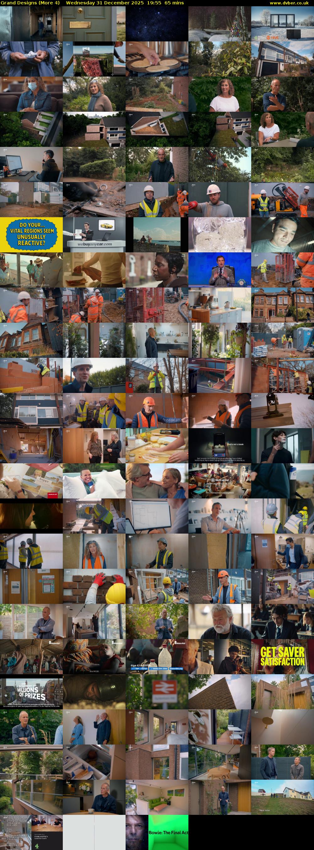 Grand Designs (More 4) Wednesday 31 December 2025 19:55 - 21:00