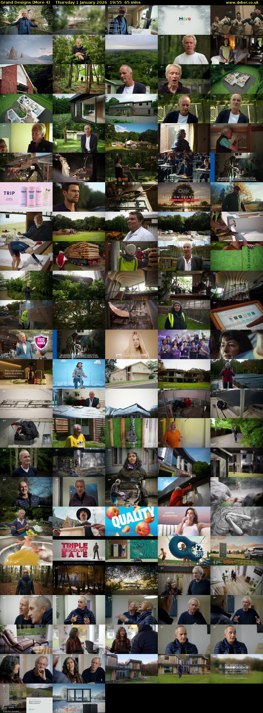Grand Designs (More 4) Thursday 1 January 2026 19:55 - 21:00