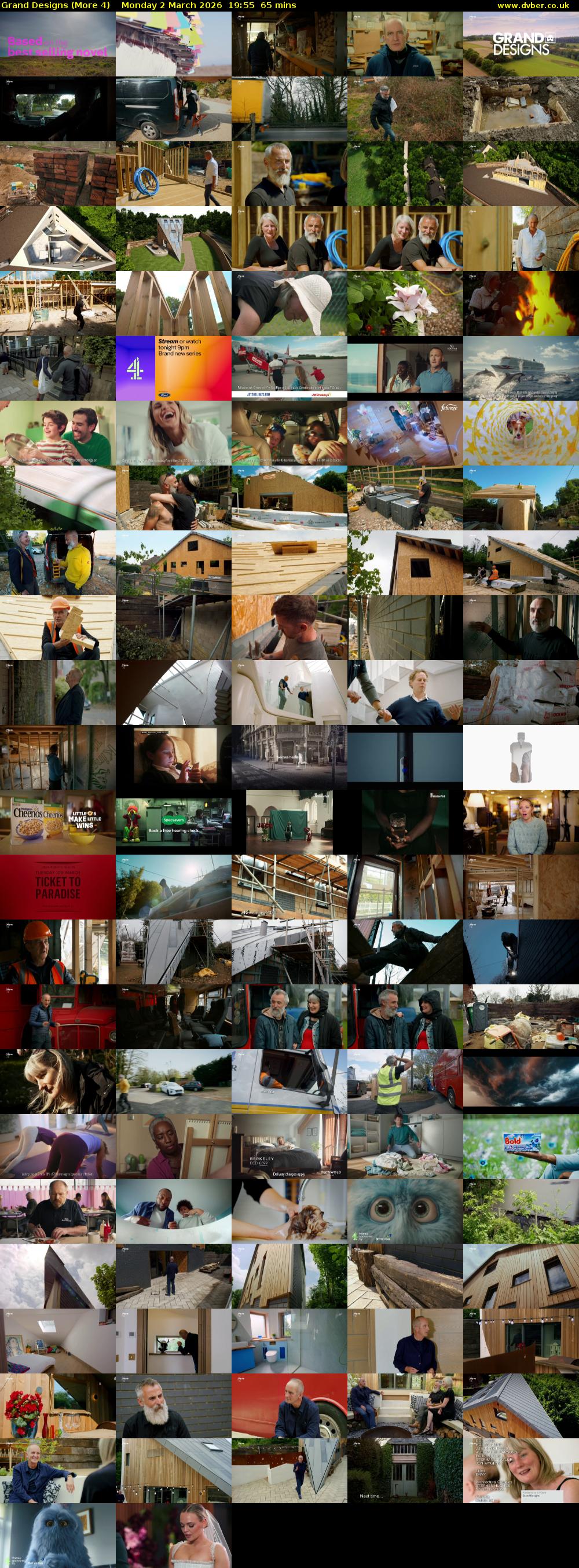 Grand Designs (More 4) Monday 2 March 2026 19:55 - 21:00