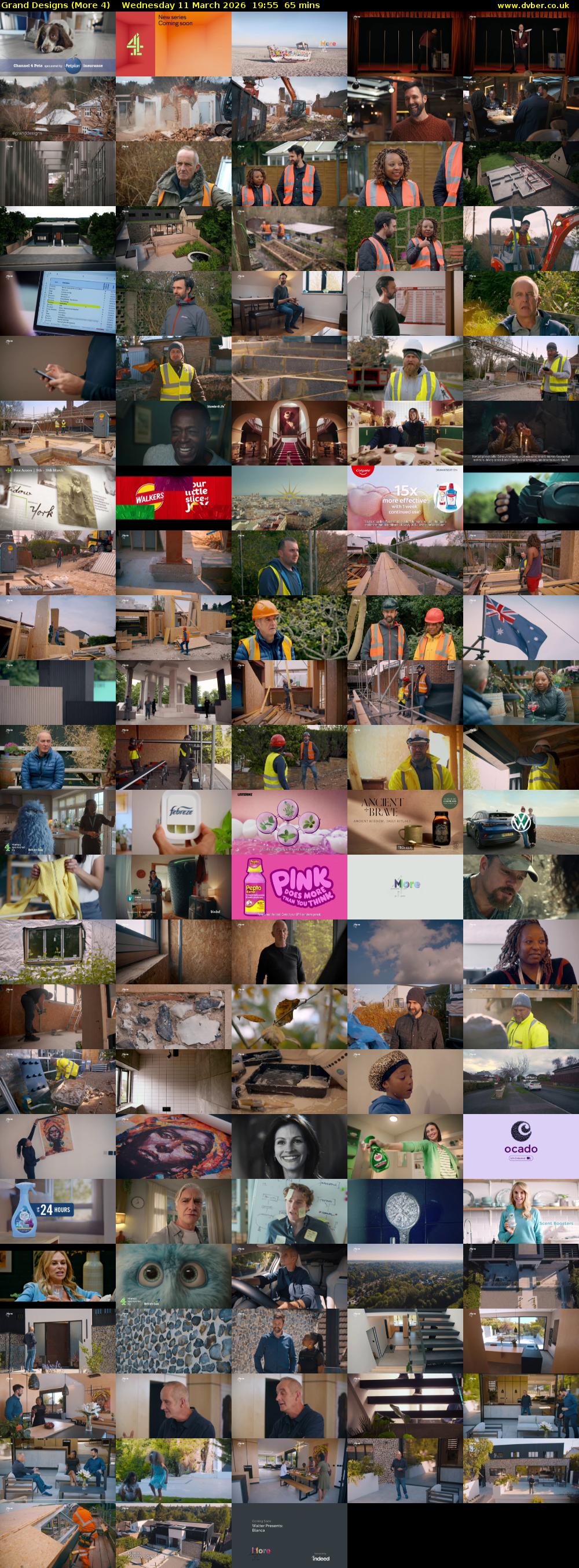 Grand Designs (More 4) Wednesday 11 March 2026 19:55 - 21:00
