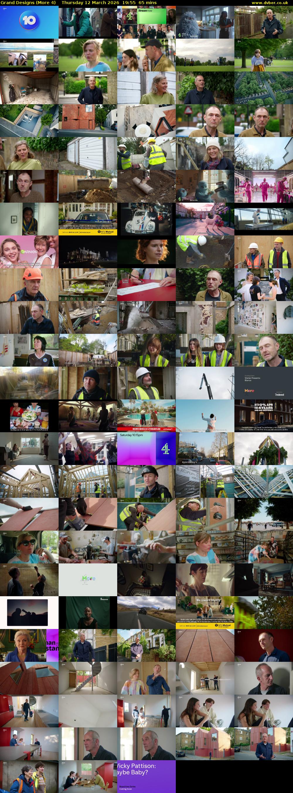 Grand Designs (More 4) Thursday 12 March 2026 19:55 - 21:00