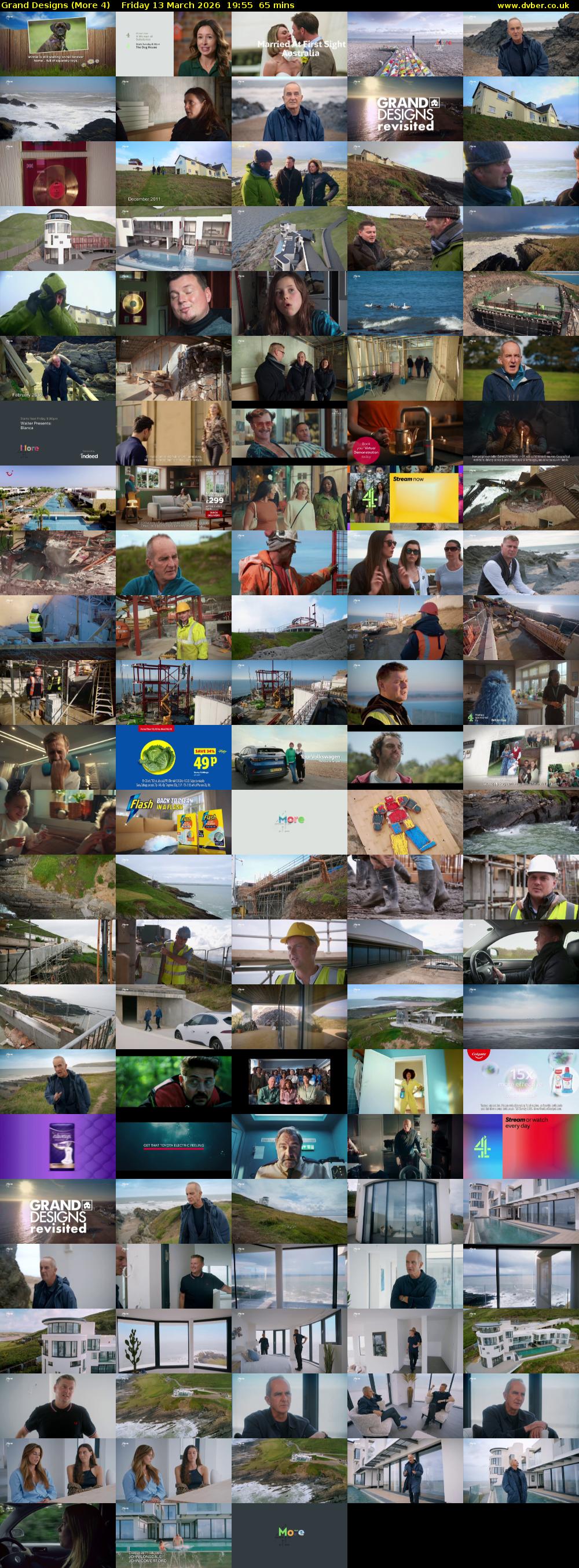 Grand Designs (More 4) Friday 13 March 2026 19:55 - 21:00