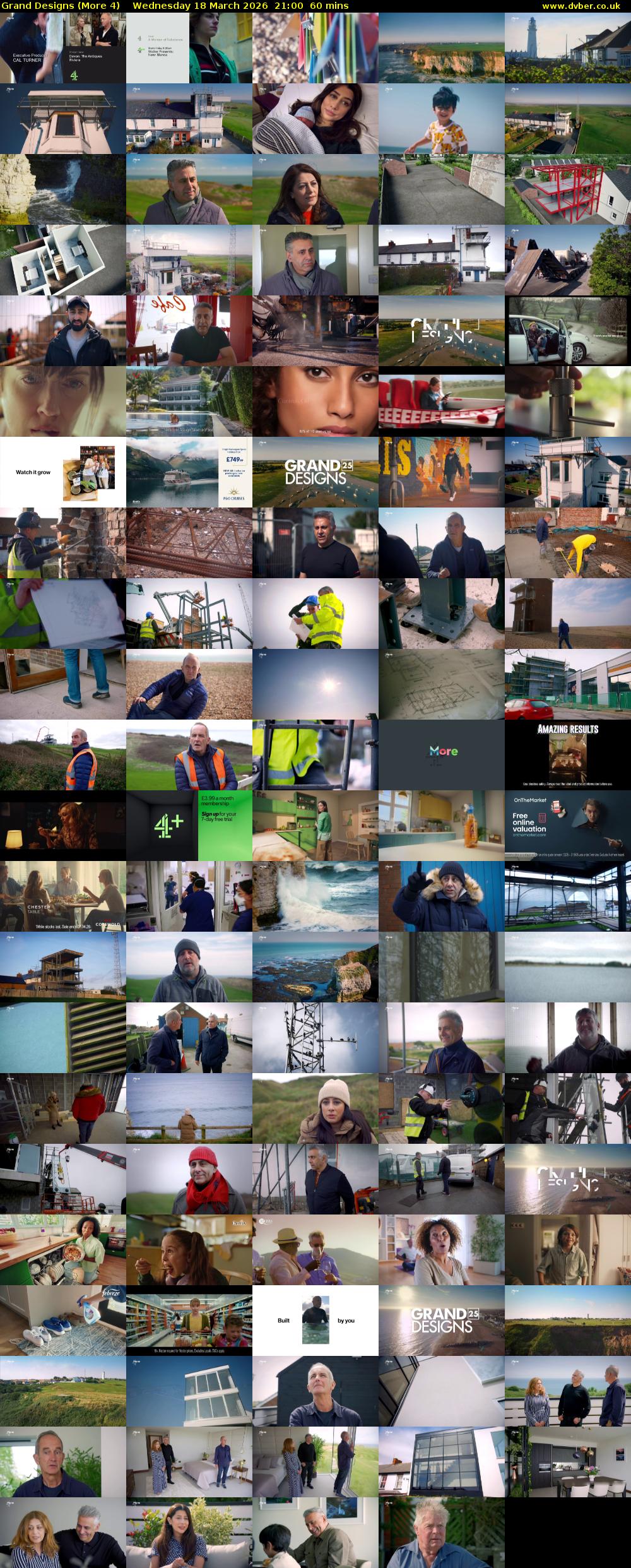 Grand Designs (More 4) Wednesday 18 March 2026 21:00 - 22:00