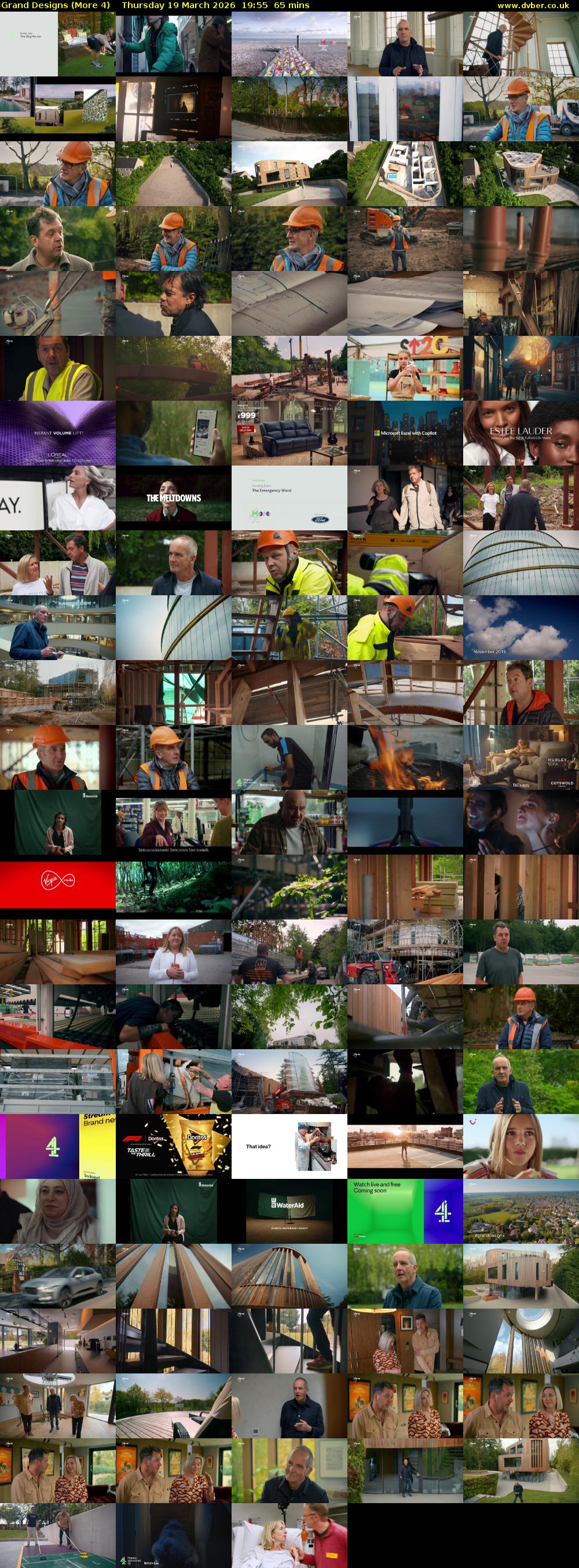 Grand Designs (More 4) Thursday 19 March 2026 19:55 - 21:00
