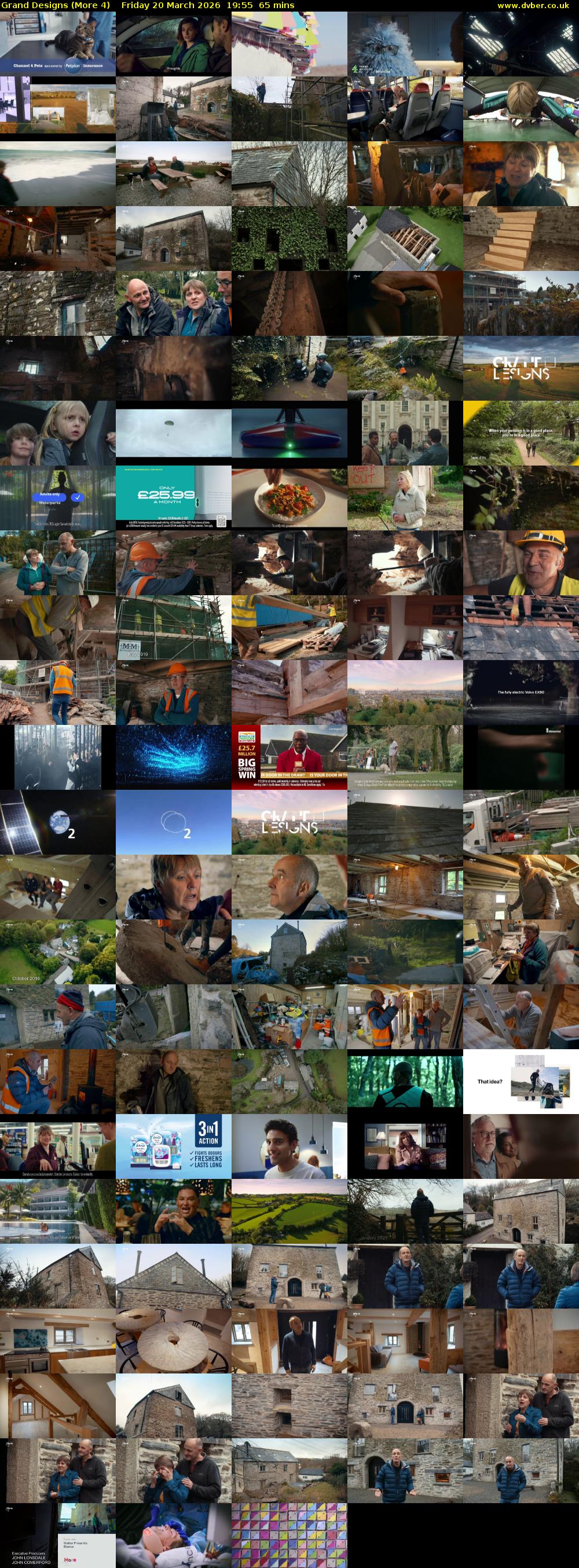 Grand Designs (More 4) Friday 20 March 2026 19:55 - 21:00
