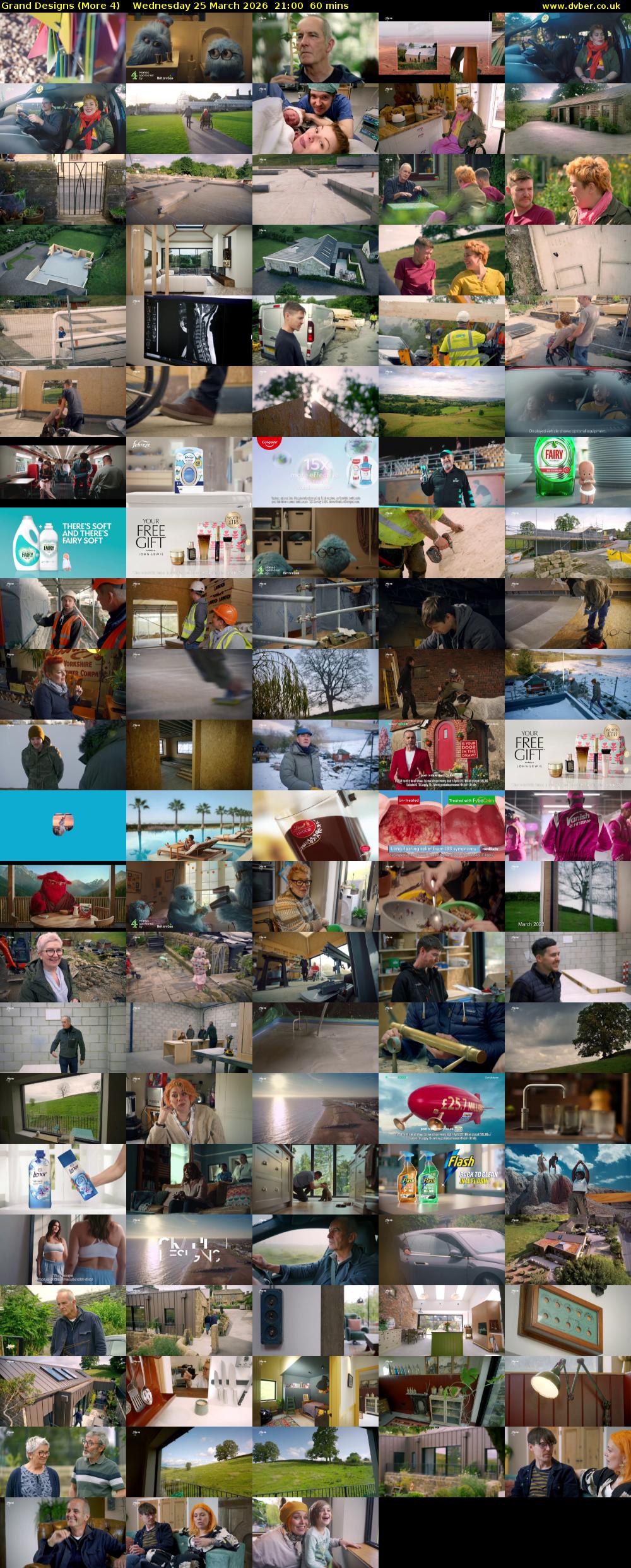 Grand Designs (More 4) Wednesday 25 March 2026 21:00 - 22:00