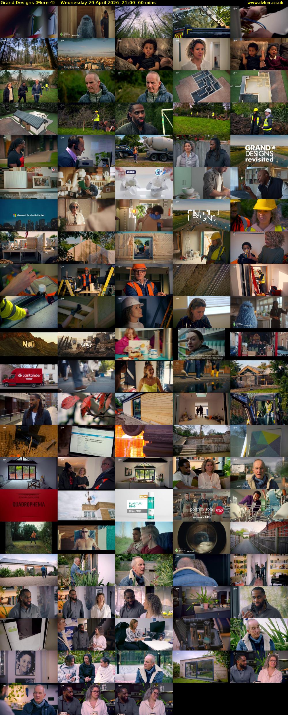 Grand Designs (More 4) Wednesday 29 April 2026 21:00 - 22:00