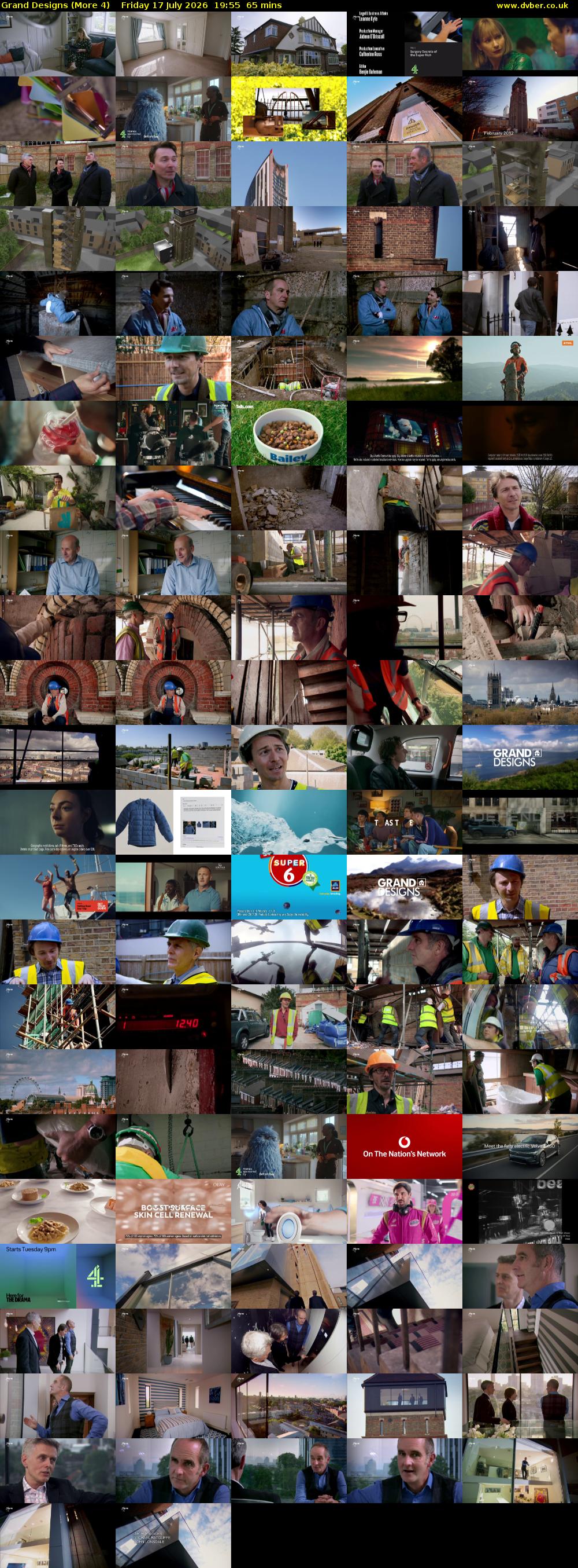 Grand Designs (More 4) Friday 17 July 2026 19:55 - 21:00