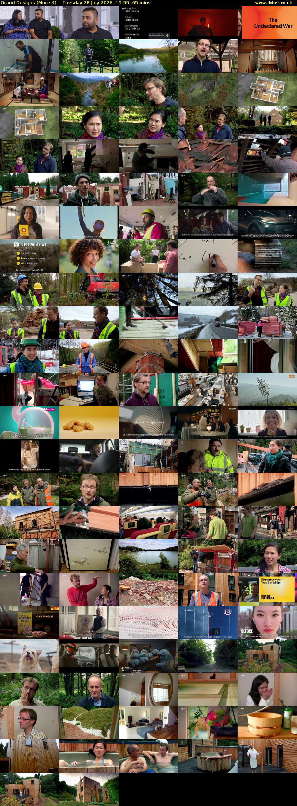 Grand Designs (More 4) Tuesday 28 July 2026 19:55 - 21:00