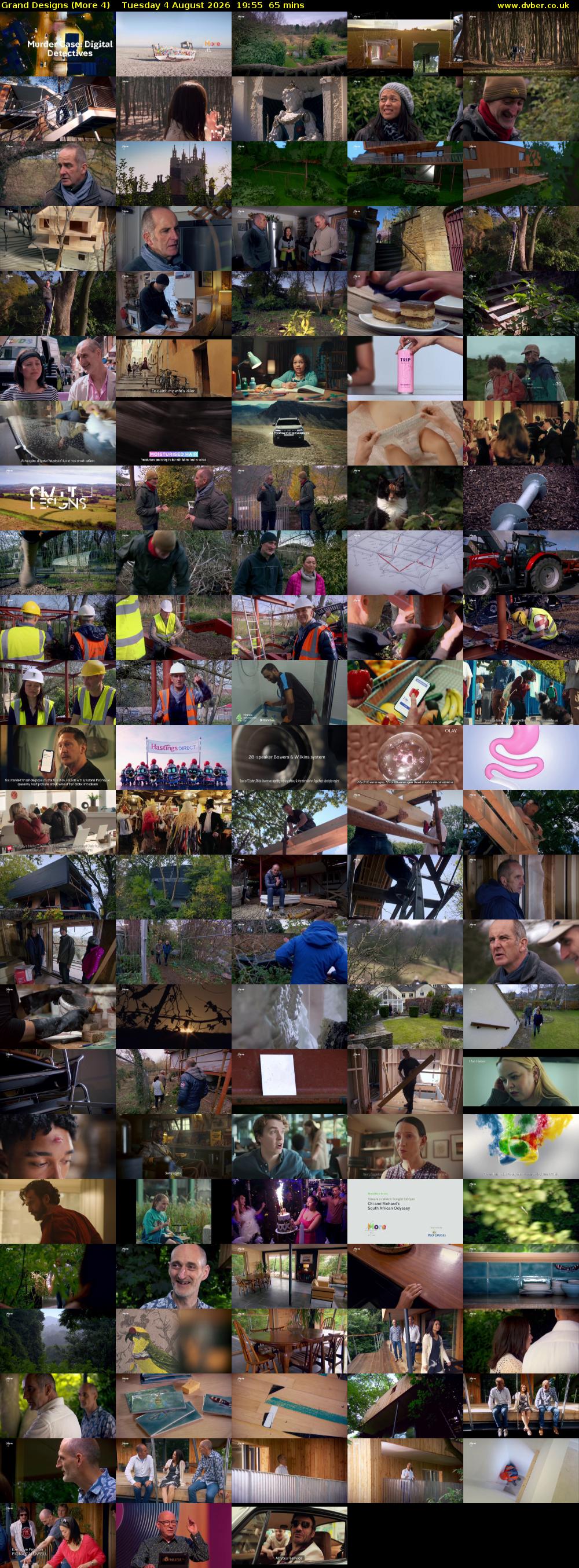 Grand Designs (More 4) Tuesday 4 August 2026 19:55 - 21:00