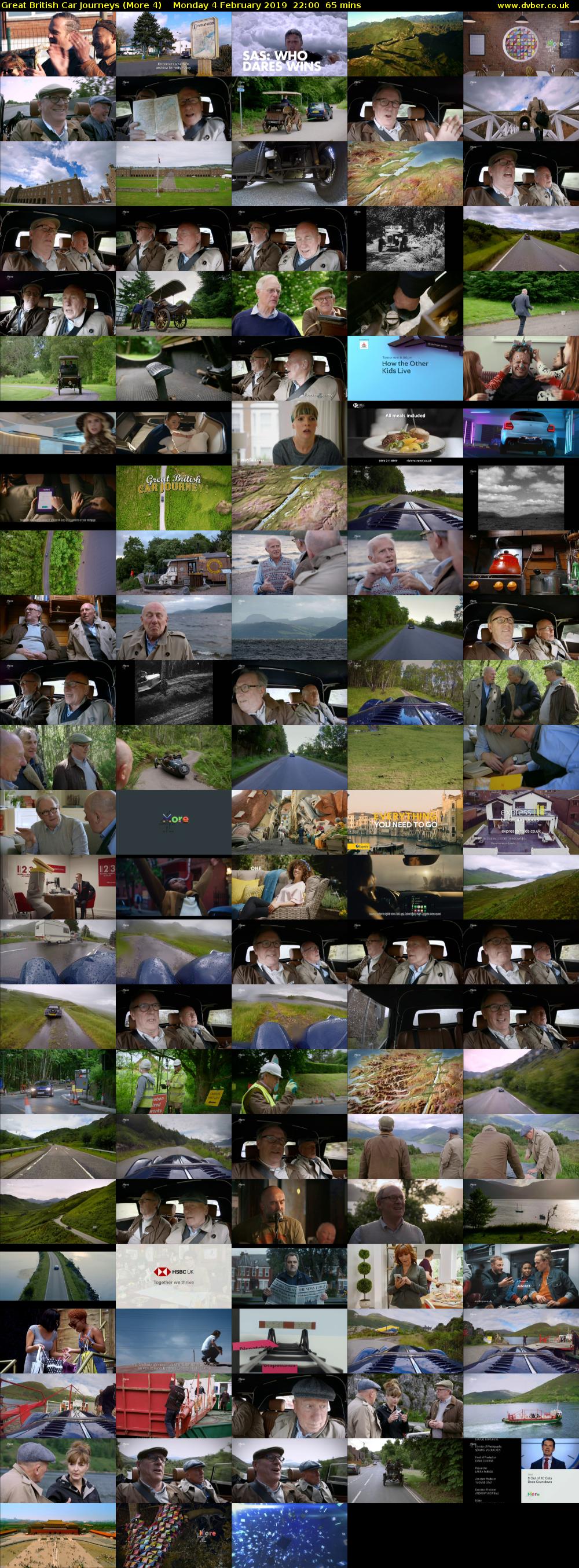 Great British Car Journeys (More 4) Monday 4 February 2019 22:00 - 23:05