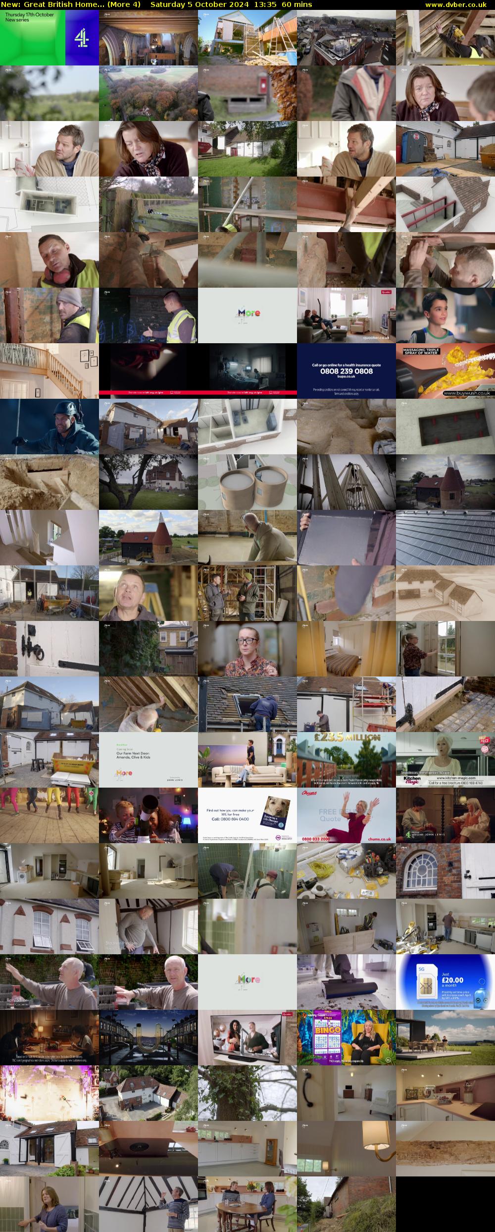 Great British Home... (More 4) Saturday 5 October 2024 13:35 - 14:35