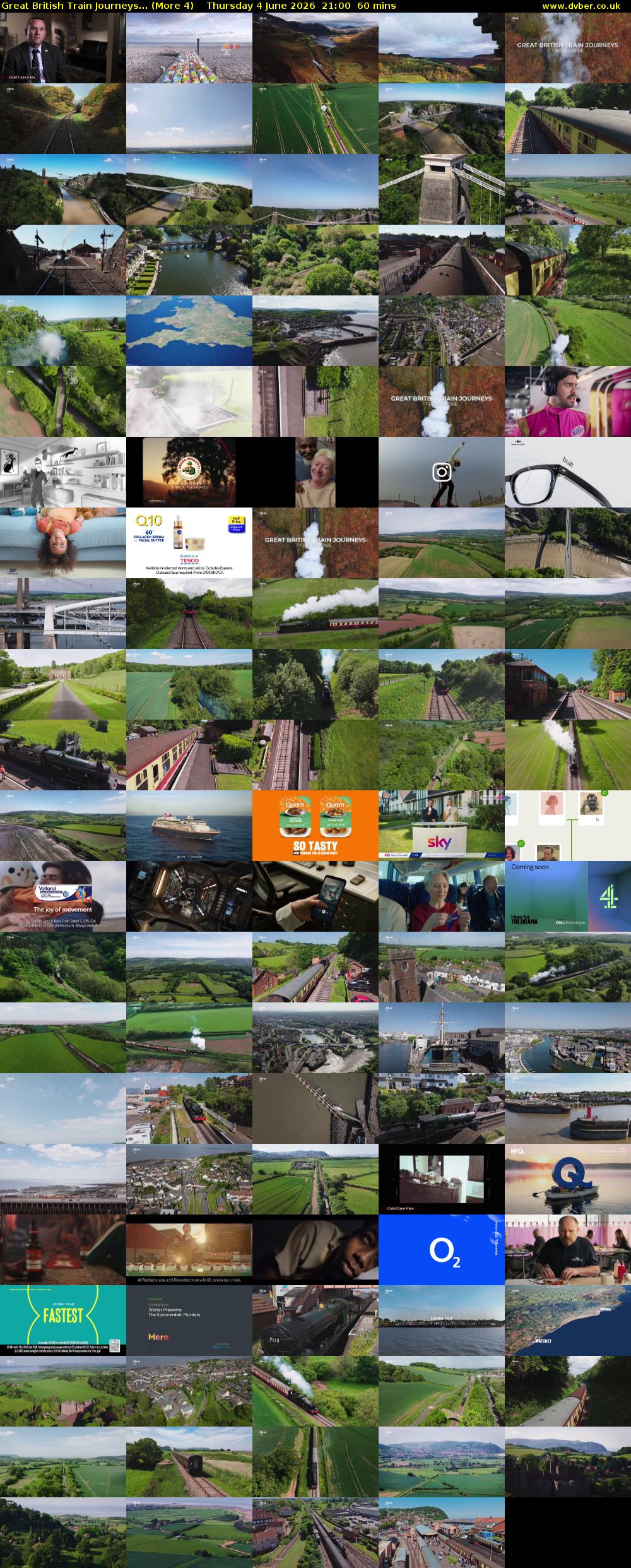Great British Train Journeys... (More 4) Thursday 4 June 2026 21:00 - 22:00