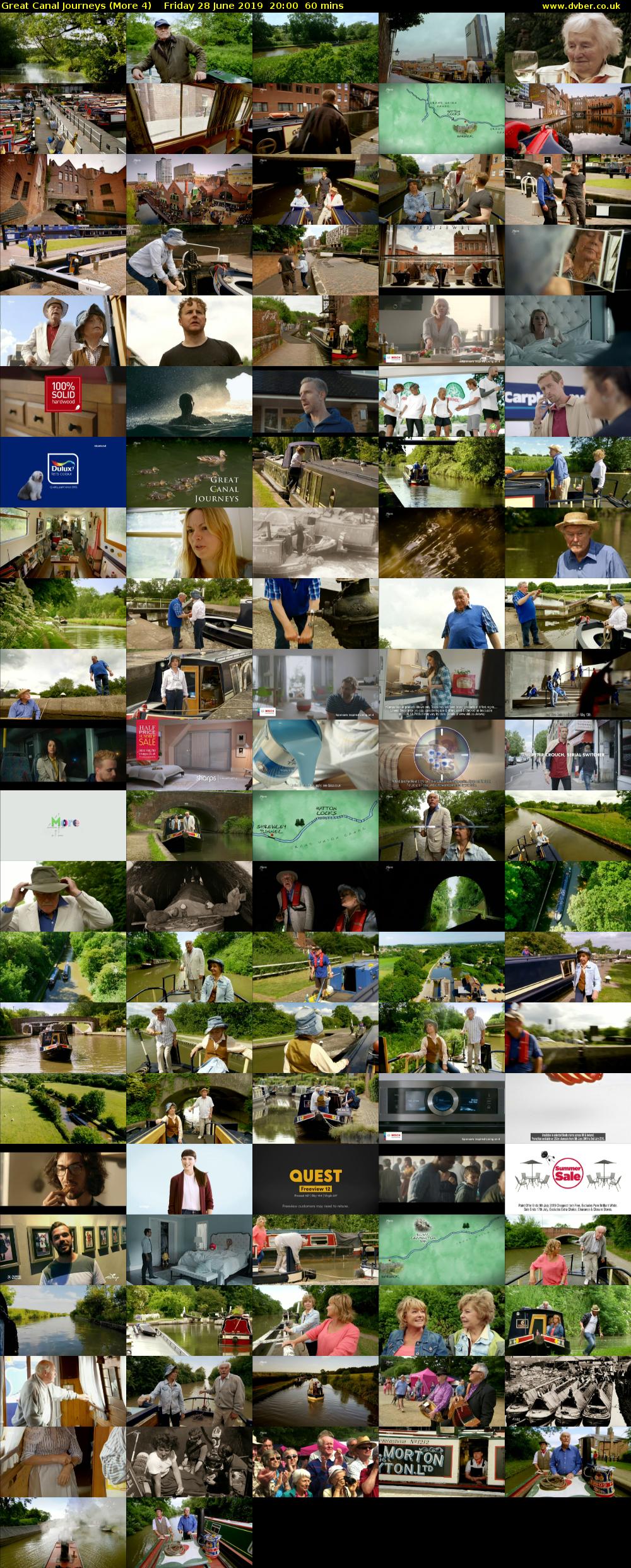 Great Canal Journeys (More 4) Friday 28 June 2019 20:00 - 21:00