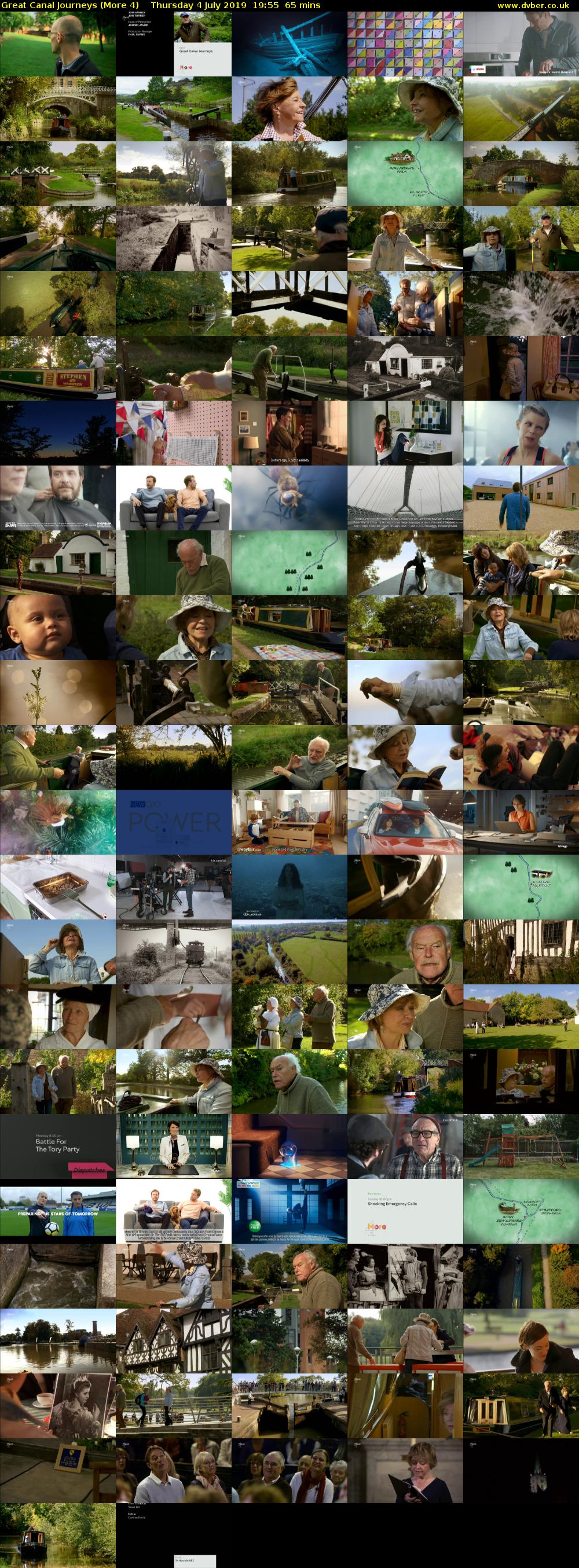 Great Canal Journeys (More 4) Thursday 4 July 2019 19:55 - 21:00