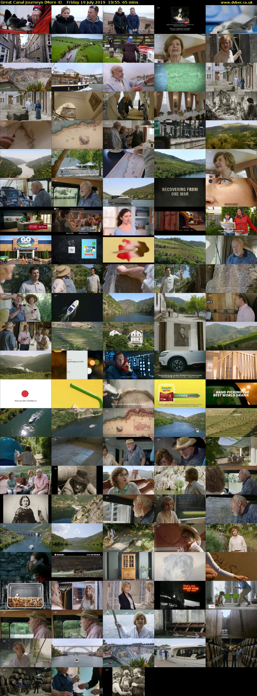 Great Canal Journeys (More 4) Friday 19 July 2019 19:55 - 21:00