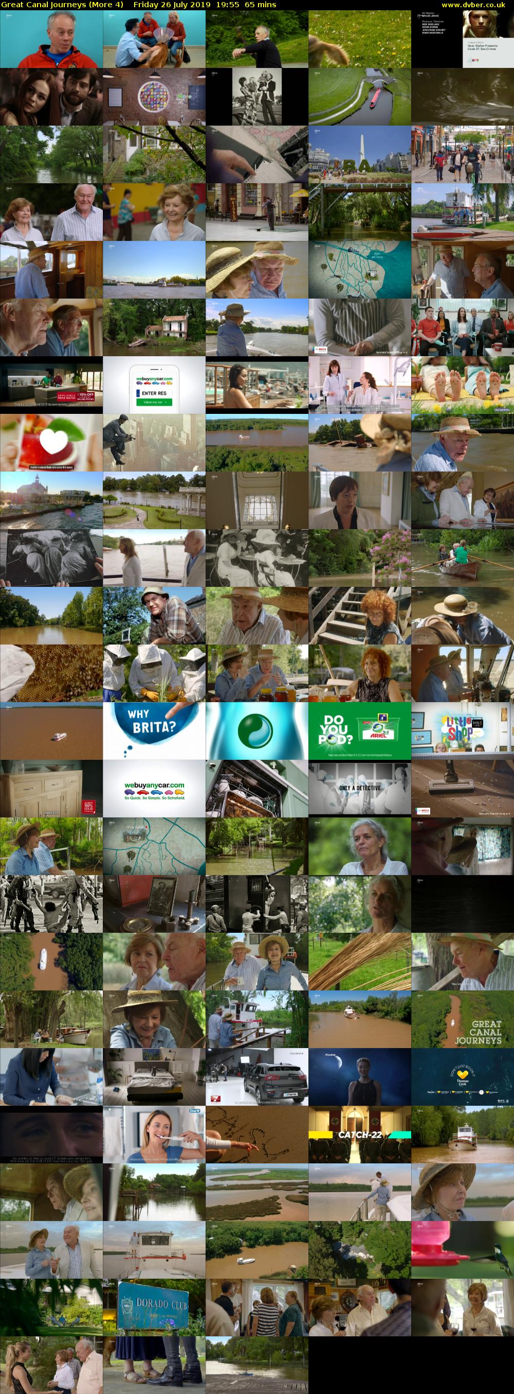 Great Canal Journeys (More 4) Friday 26 July 2019 19:55 - 21:00