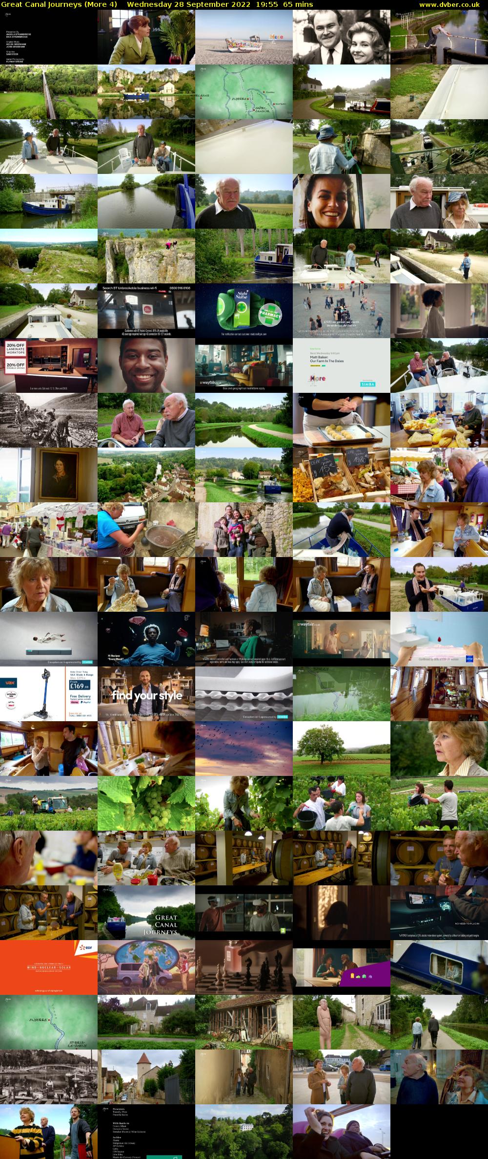Great Canal Journeys (More 4) Wednesday 28 September 2022 19:55 - 21:00