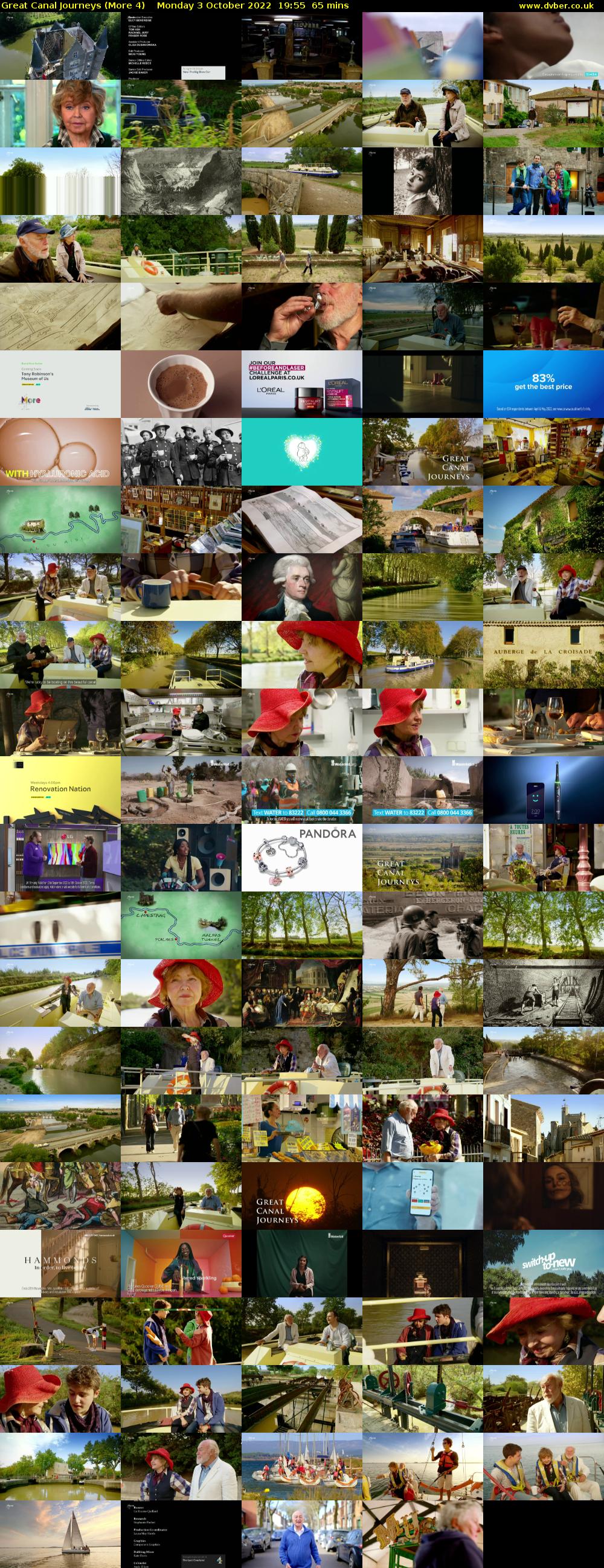 Great Canal Journeys (More 4) Monday 3 October 2022 19:55 - 21:00