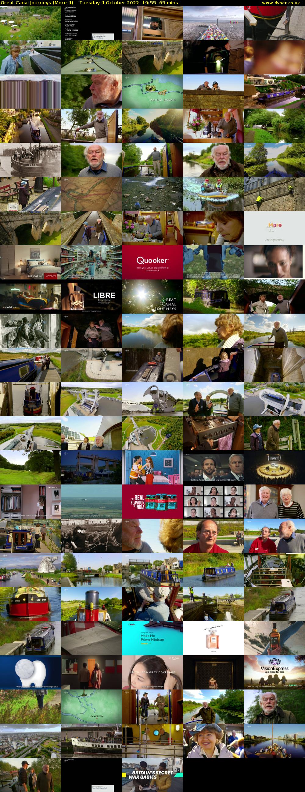 Great Canal Journeys (More 4) Tuesday 4 October 2022 19:55 - 21:00