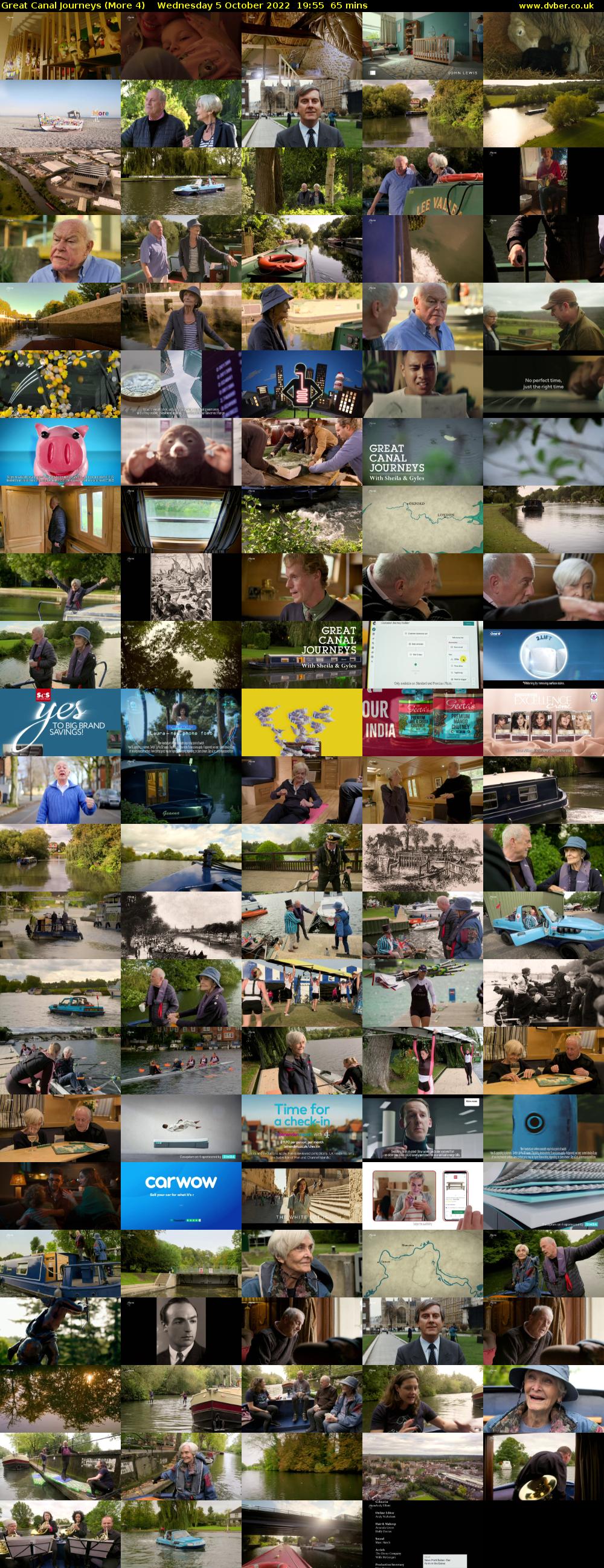 Great Canal Journeys (More 4) Wednesday 5 October 2022 19:55 - 21:00
