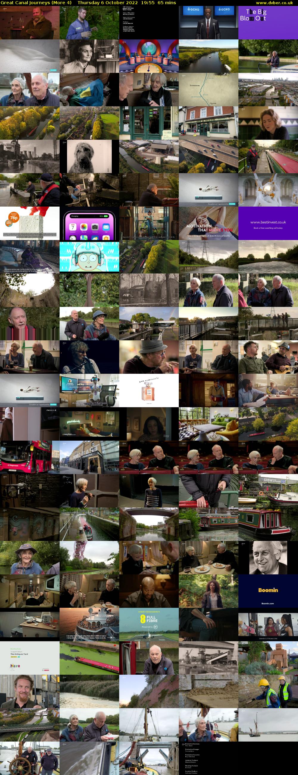 Great Canal Journeys (More 4) Thursday 6 October 2022 19:55 - 21:00
