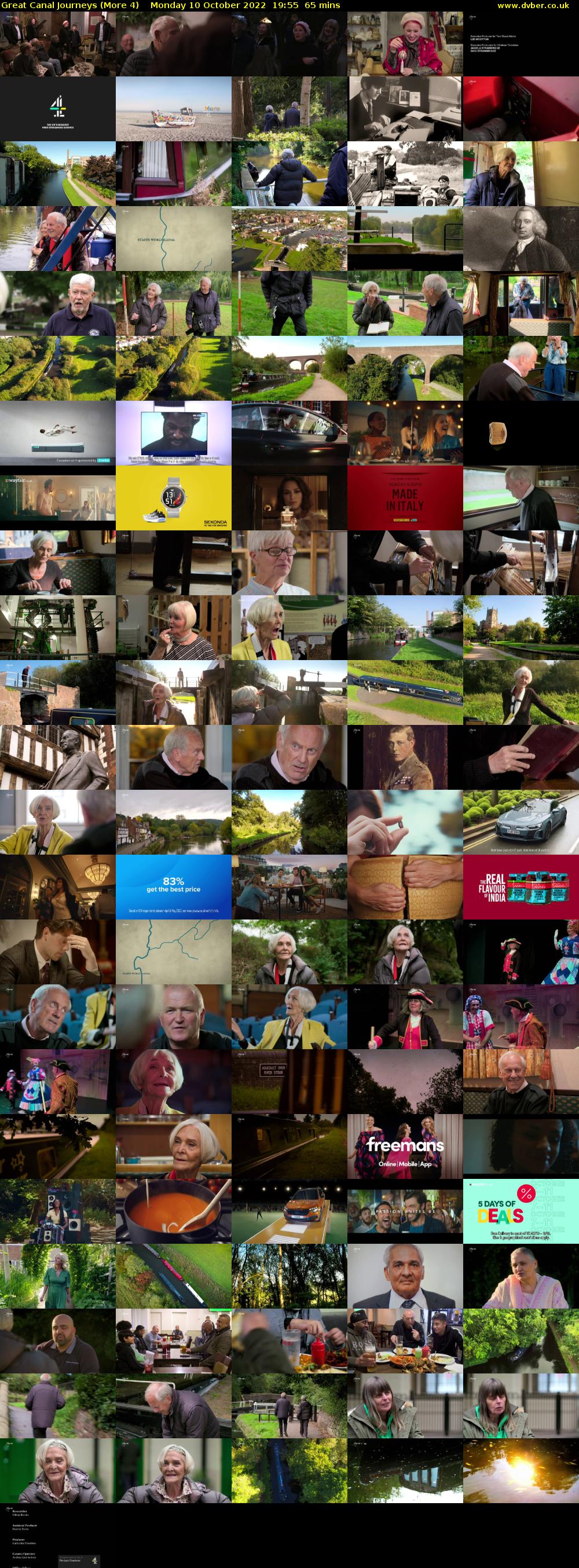 Great Canal Journeys (More 4) Monday 10 October 2022 19:55 - 21:00
