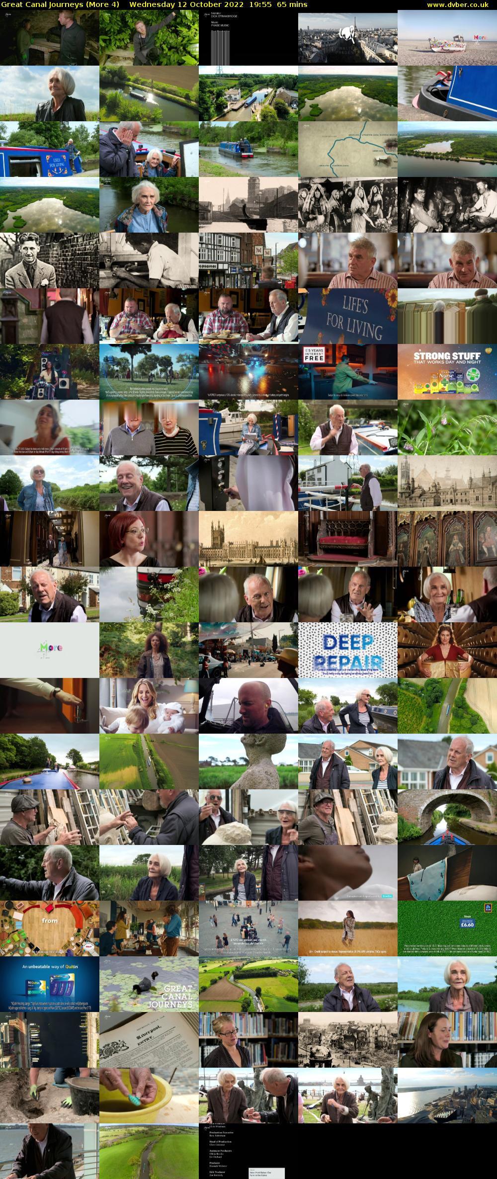 Great Canal Journeys (More 4) Wednesday 12 October 2022 19:55 - 21:00