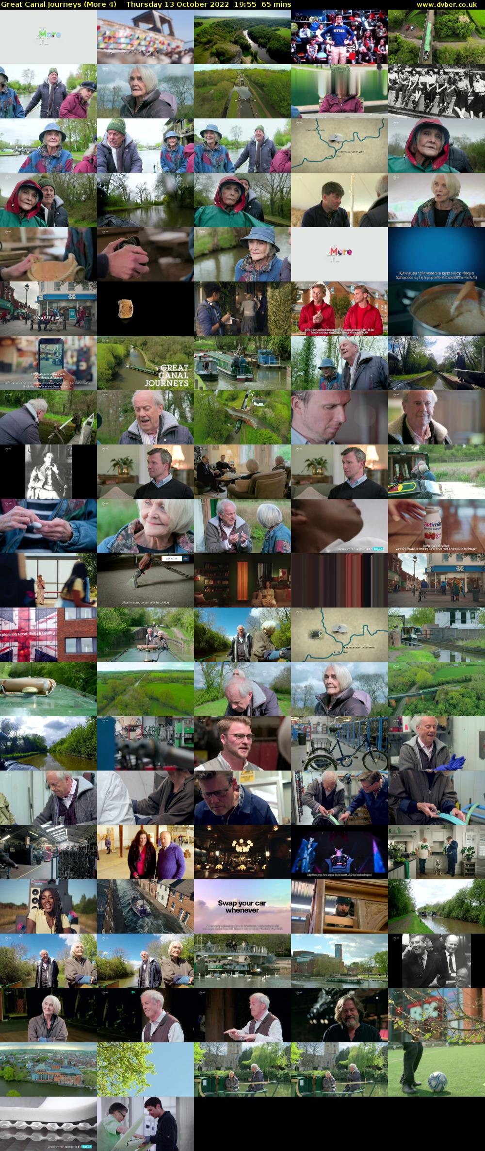 Great Canal Journeys (More 4) Thursday 13 October 2022 19:55 - 21:00