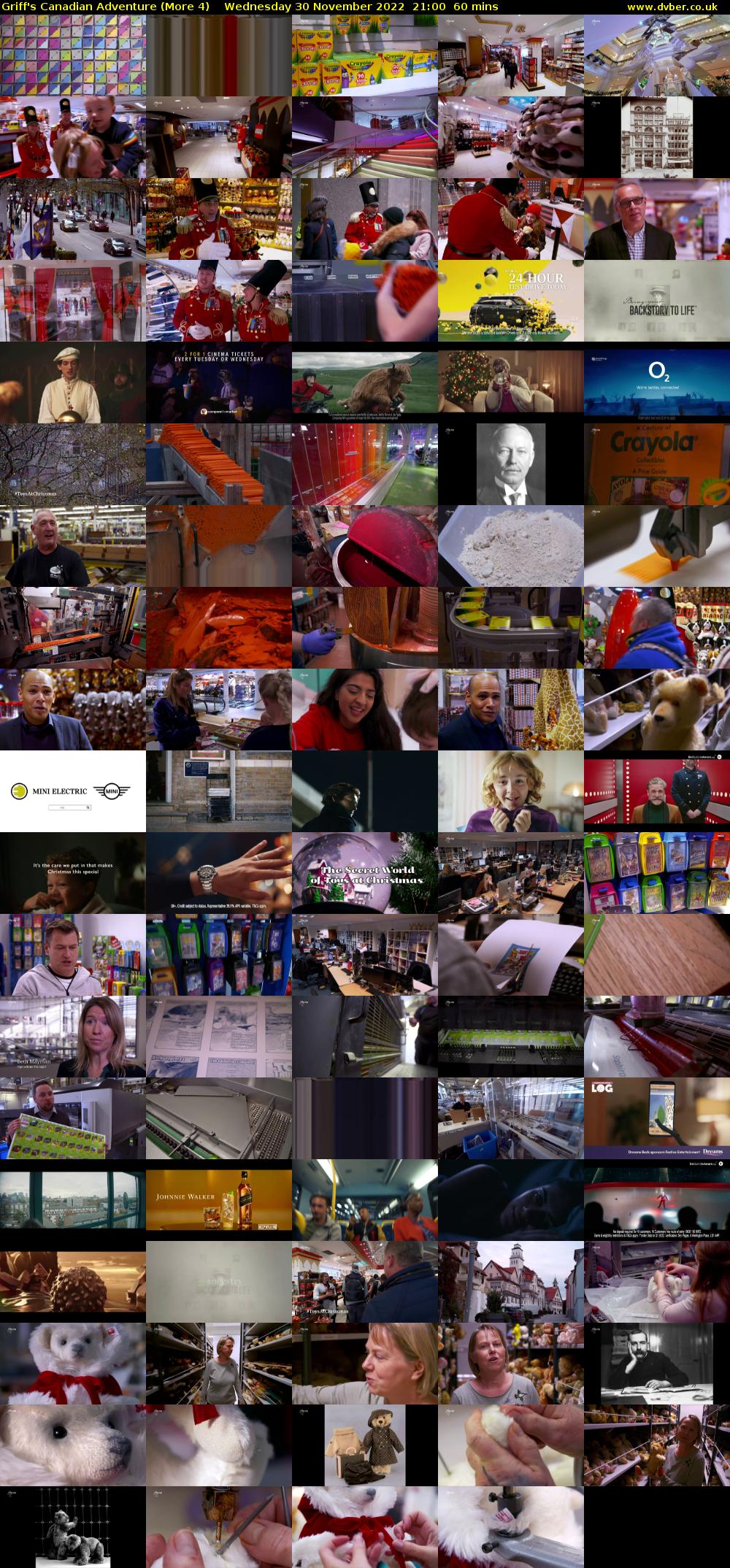 Griff's Canadian Adventure (More 4) Wednesday 30 November 2022 21:00 - 22:00