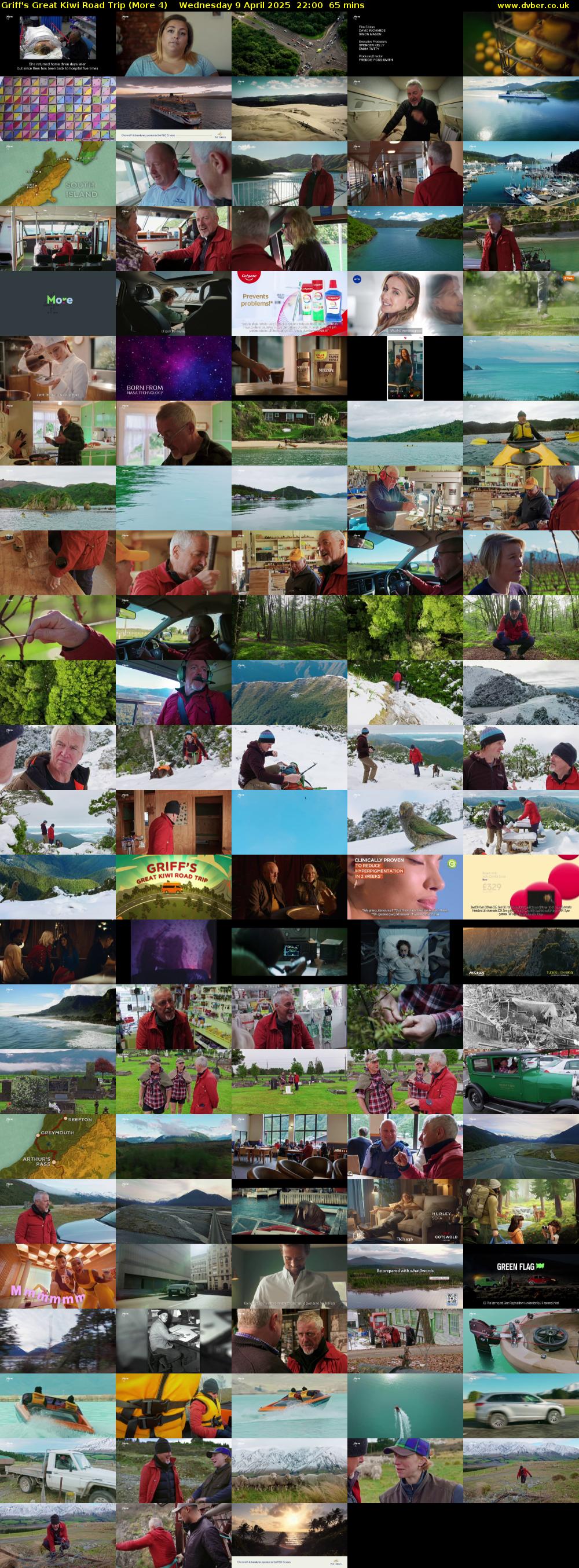Griff's Great Kiwi Road Trip (More 4) Wednesday 9 April 2025 22:00 - 23:05