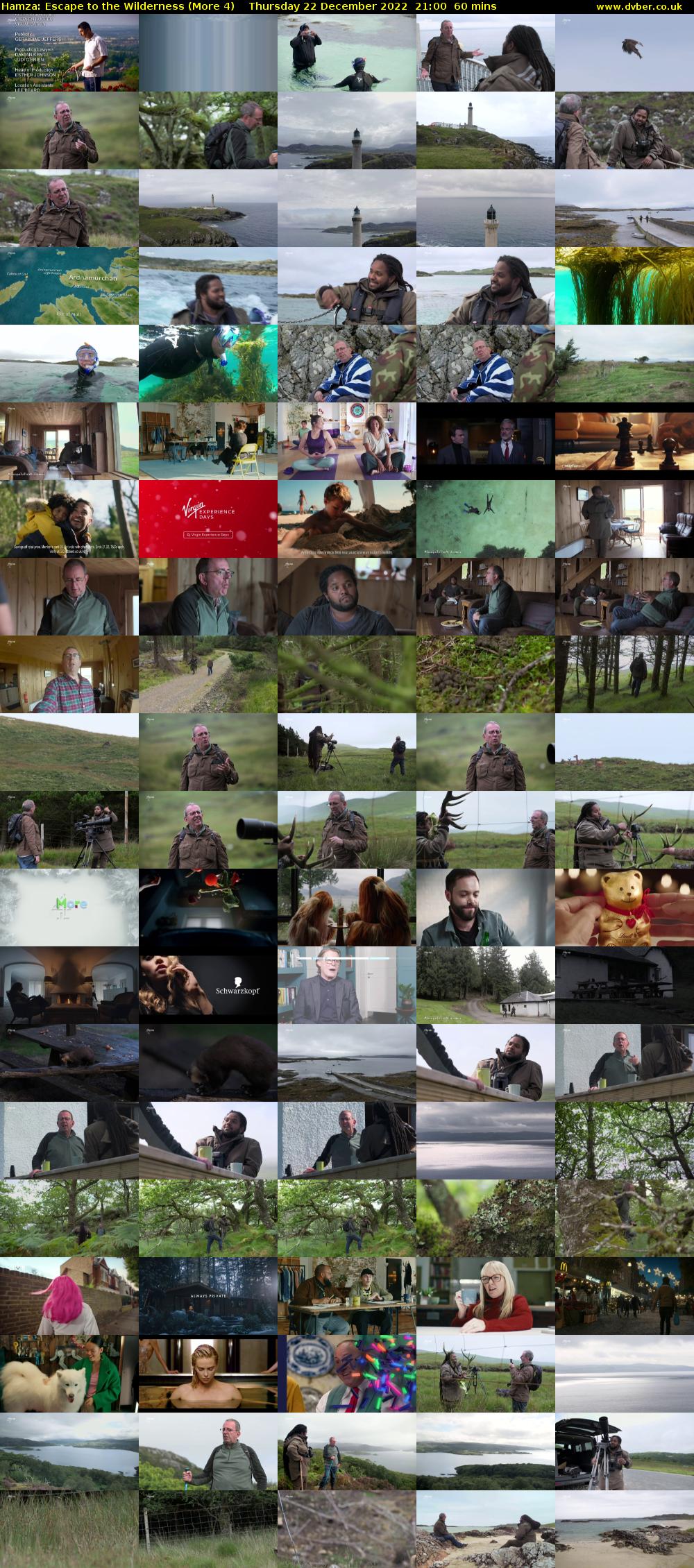 Hamza: Escape to the Wilderness (More 4) Thursday 22 December 2022 21:00 - 22:00