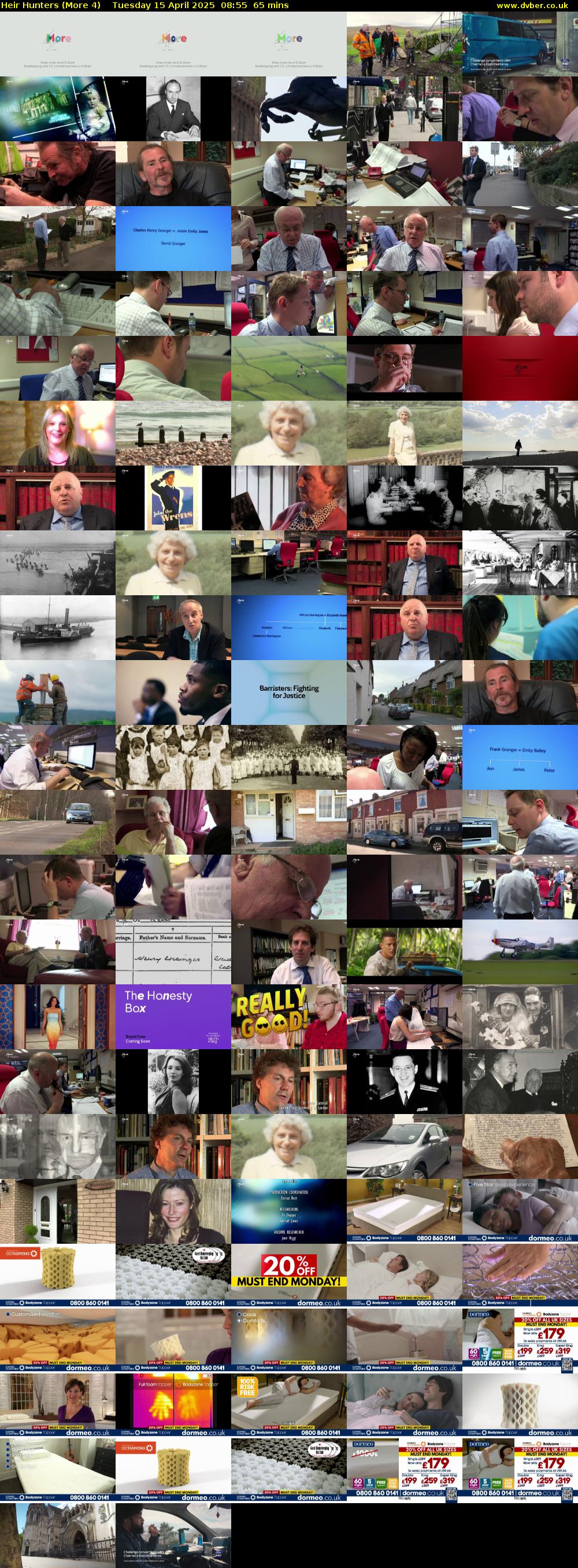 Heir Hunters (More 4) Tuesday 15 April 2025 08:55 - 10:00