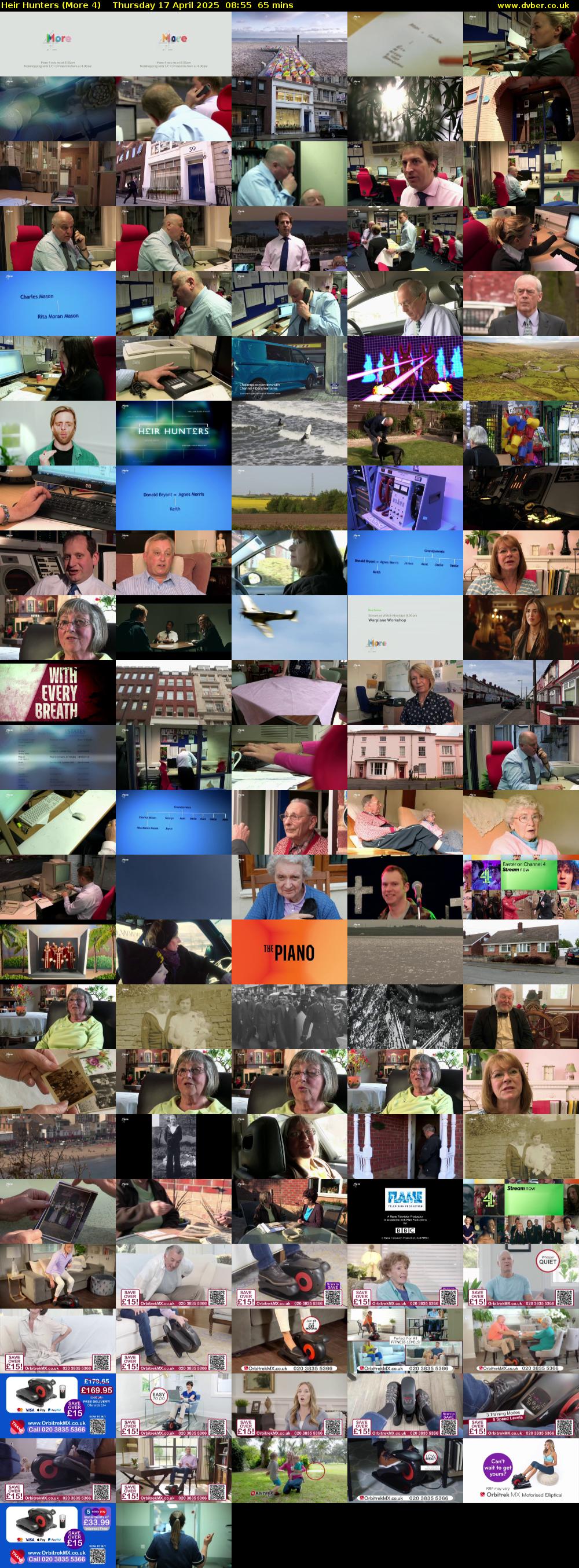 Heir Hunters (More 4) Thursday 17 April 2025 08:55 - 10:00