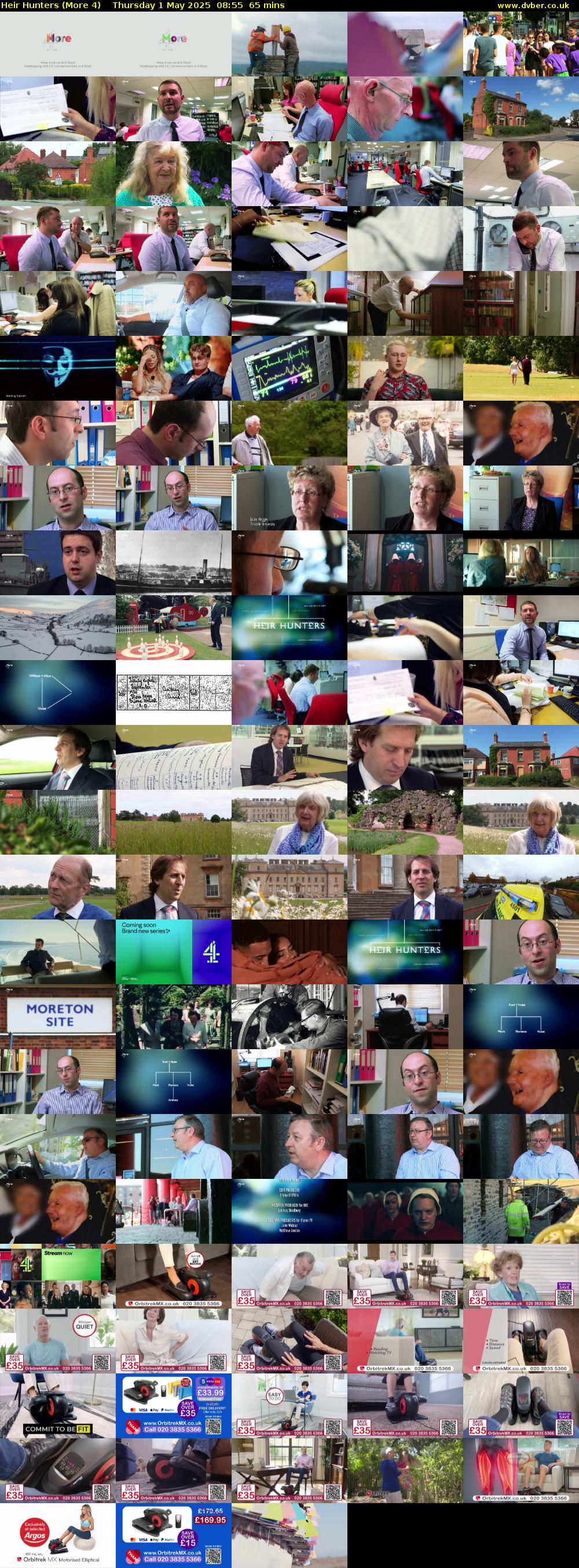 Heir Hunters (More 4) Thursday 1 May 2025 08:55 - 10:00