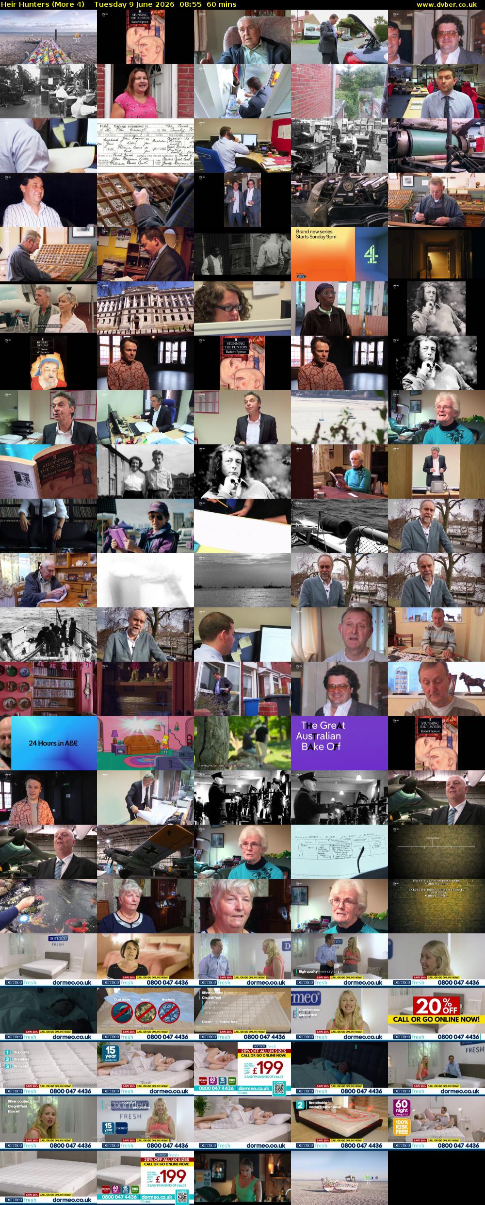 Heir Hunters (More 4) Tuesday 9 June 2026 08:55 - 09:55