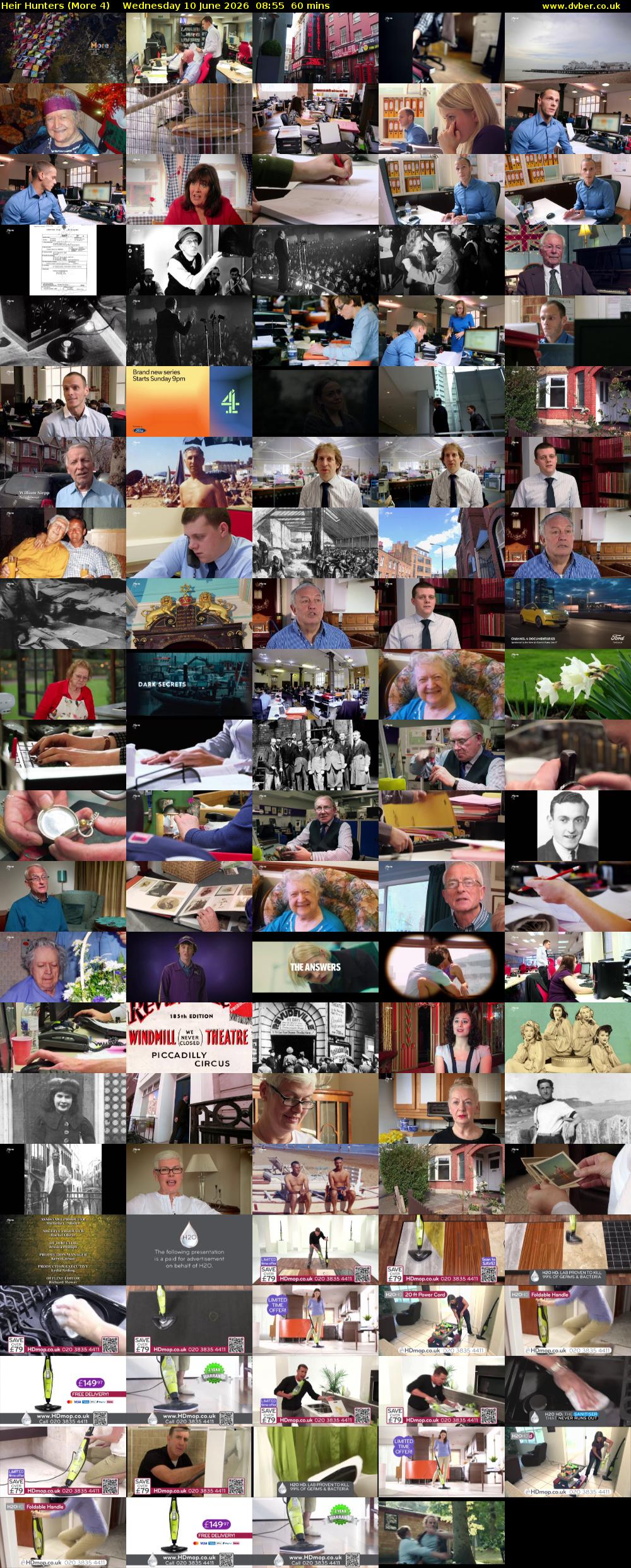 Heir Hunters (More 4) Wednesday 10 June 2026 08:55 - 09:55
