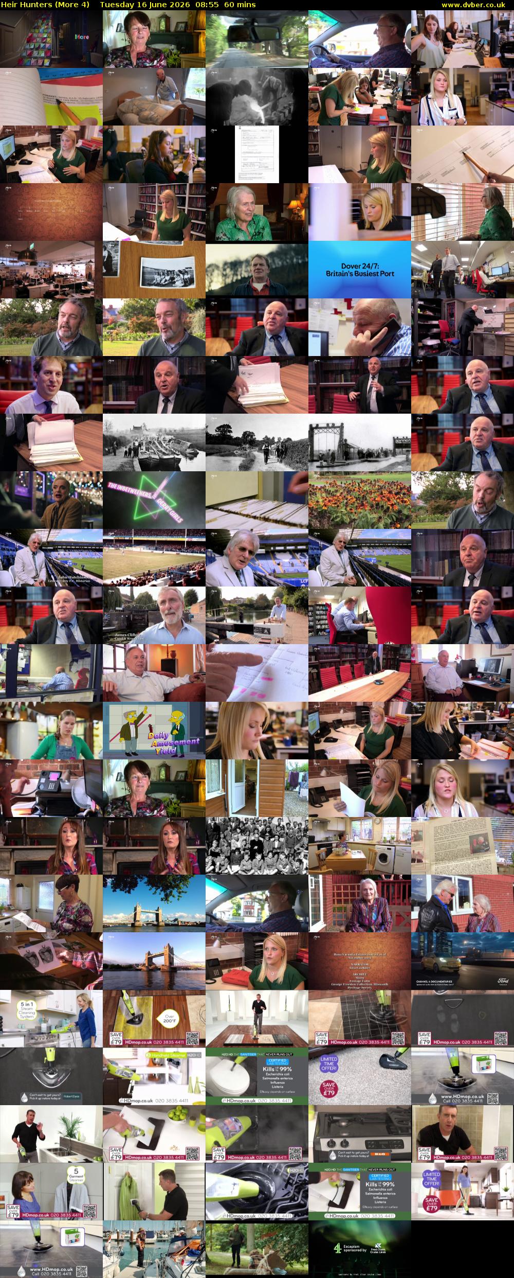Heir Hunters (More 4) Tuesday 16 June 2026 08:55 - 09:55