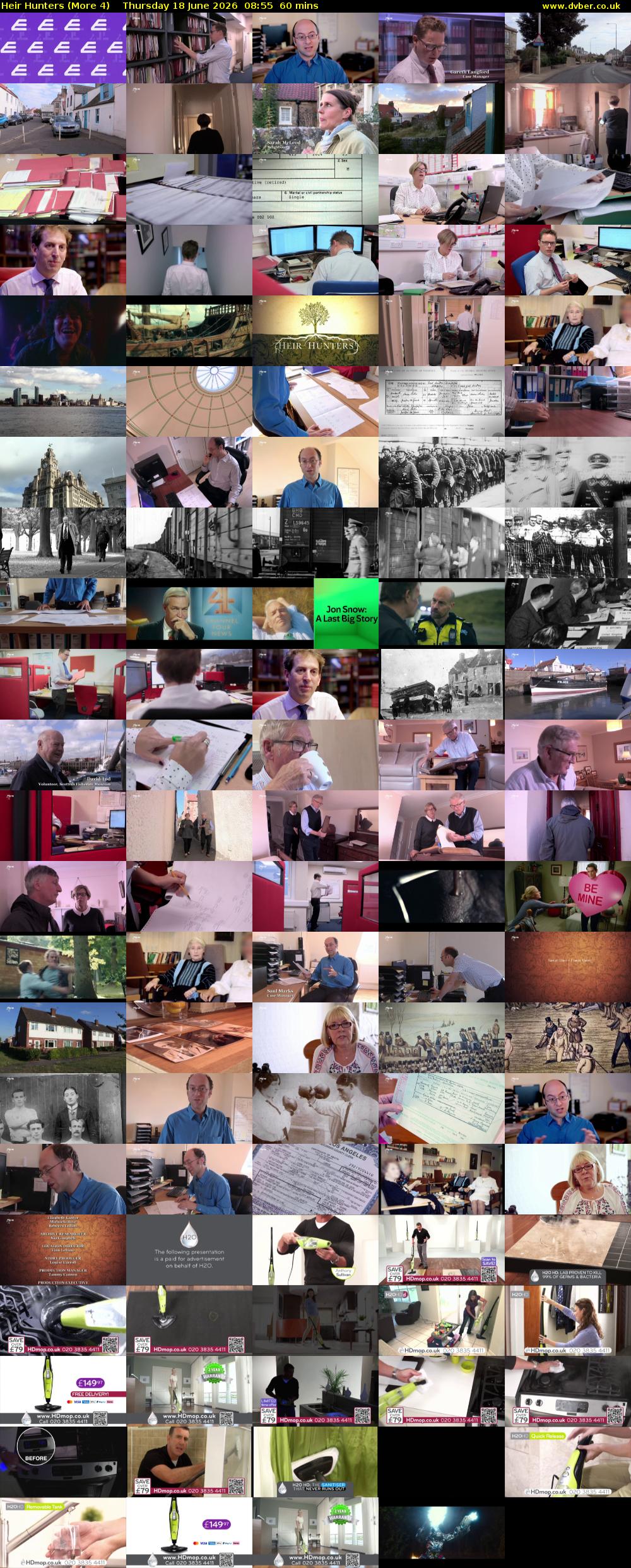 Heir Hunters (More 4) Thursday 18 June 2026 08:55 - 09:55