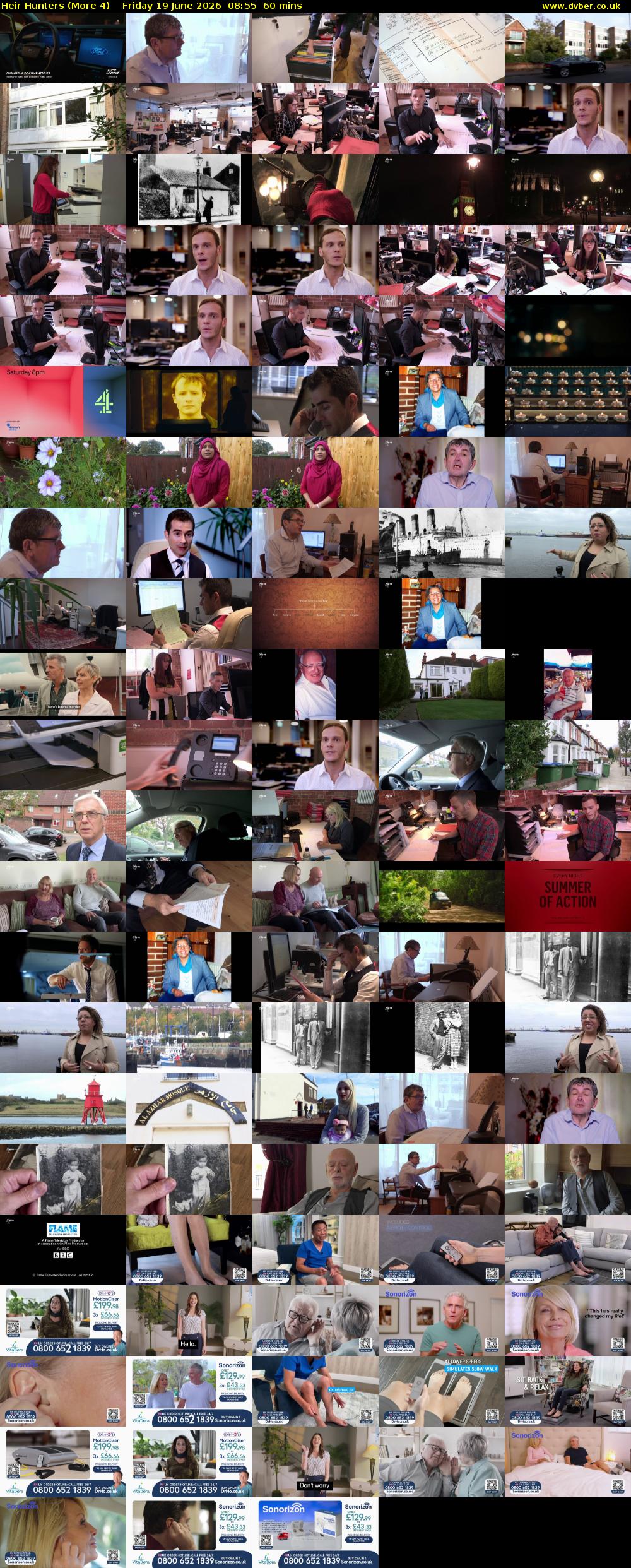 Heir Hunters (More 4) Friday 19 June 2026 08:55 - 09:55