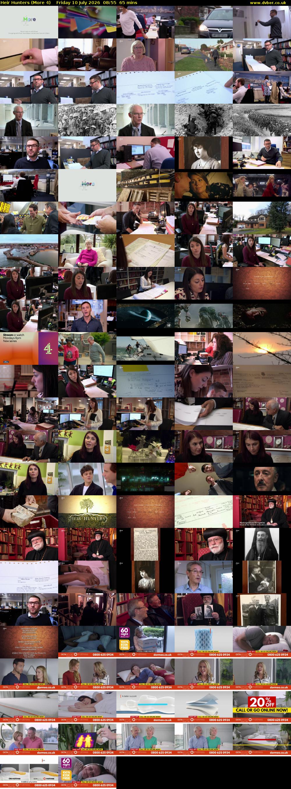 Heir Hunters (More 4) Friday 10 July 2026 08:55 - 10:00
