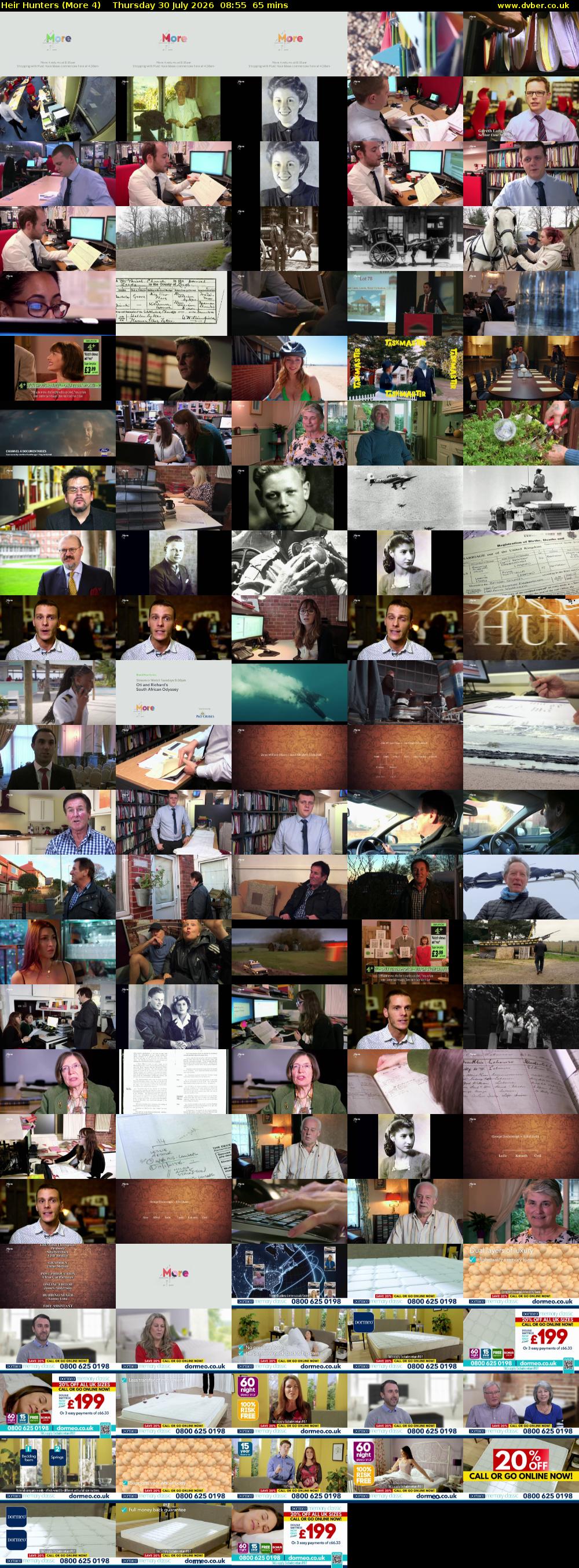 Heir Hunters (More 4) Thursday 30 July 2026 08:55 - 10:00