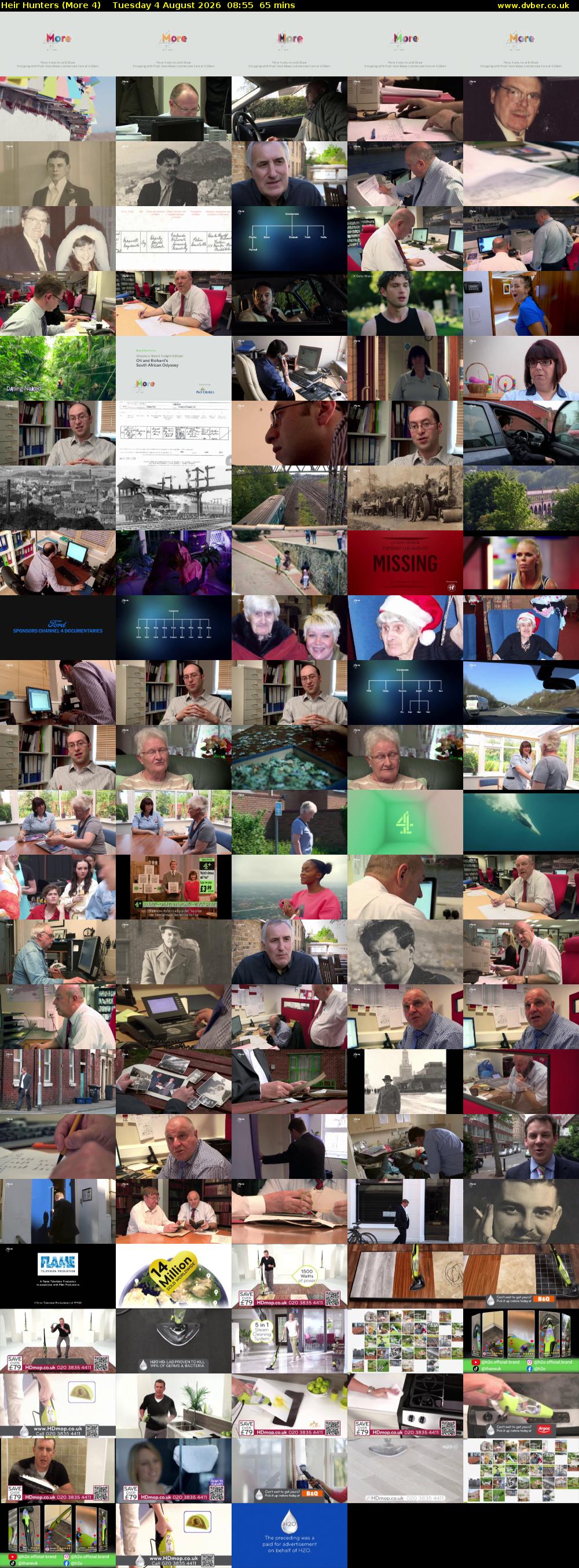 Heir Hunters (More 4) Tuesday 4 August 2026 08:55 - 10:00