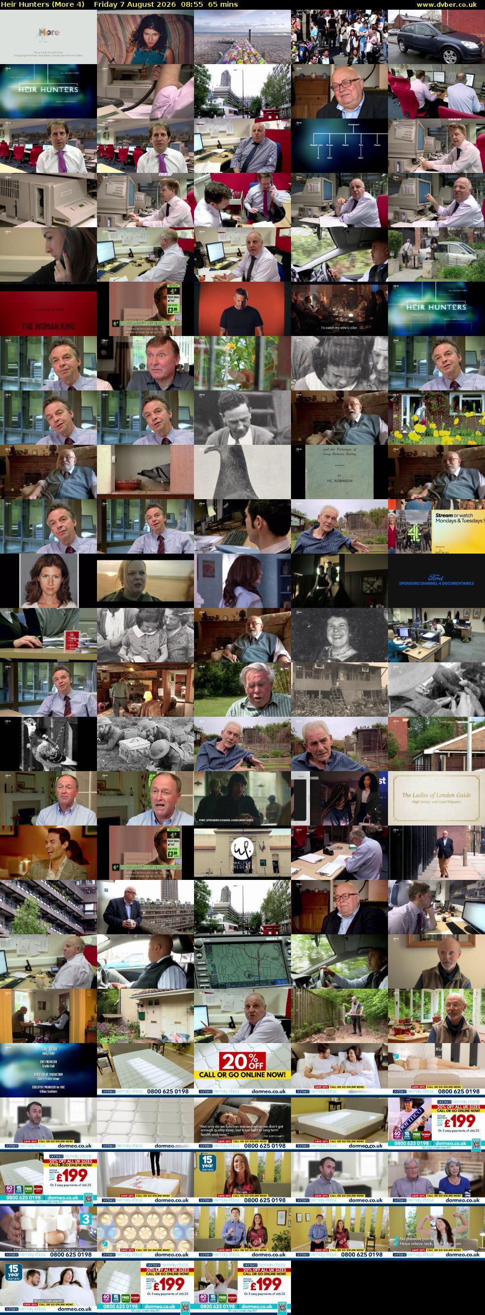 Heir Hunters (More 4) Friday 7 August 2026 08:55 - 10:00