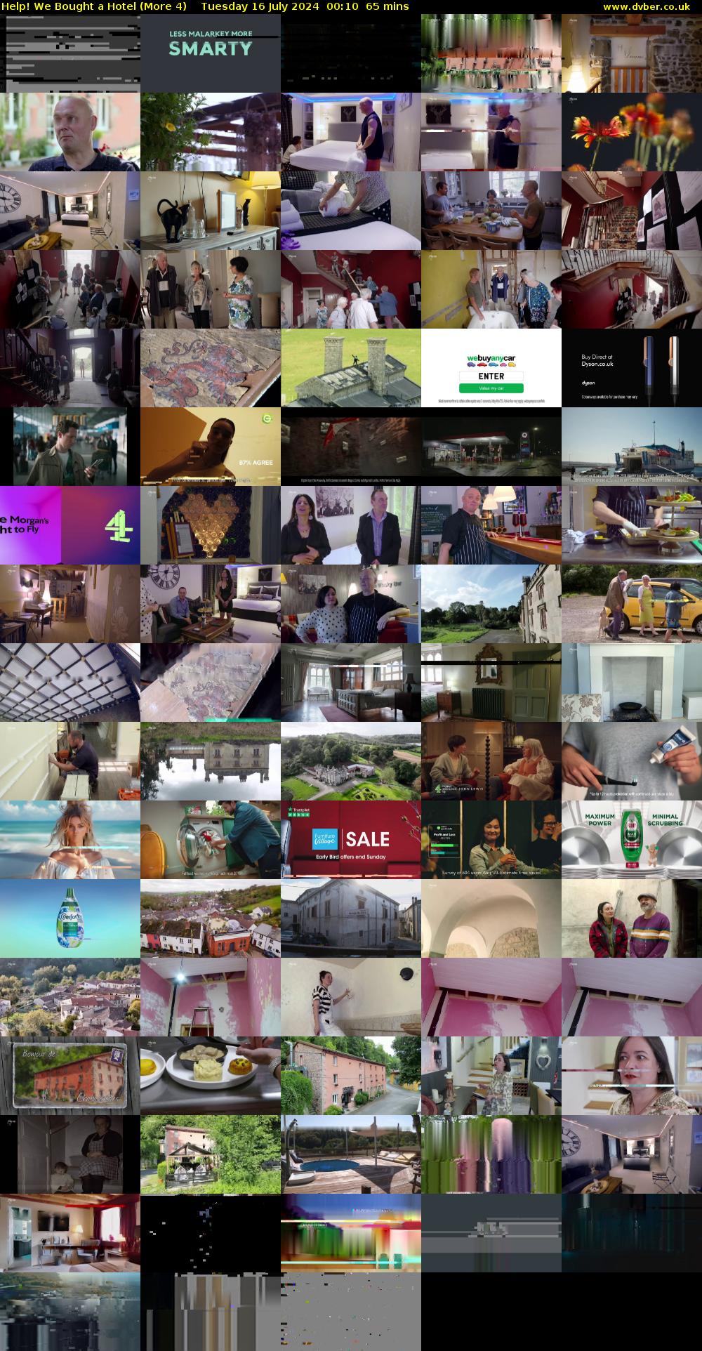 Help! We Bought a Hotel (More 4) Tuesday 16 July 2024 00:10 - 01:15