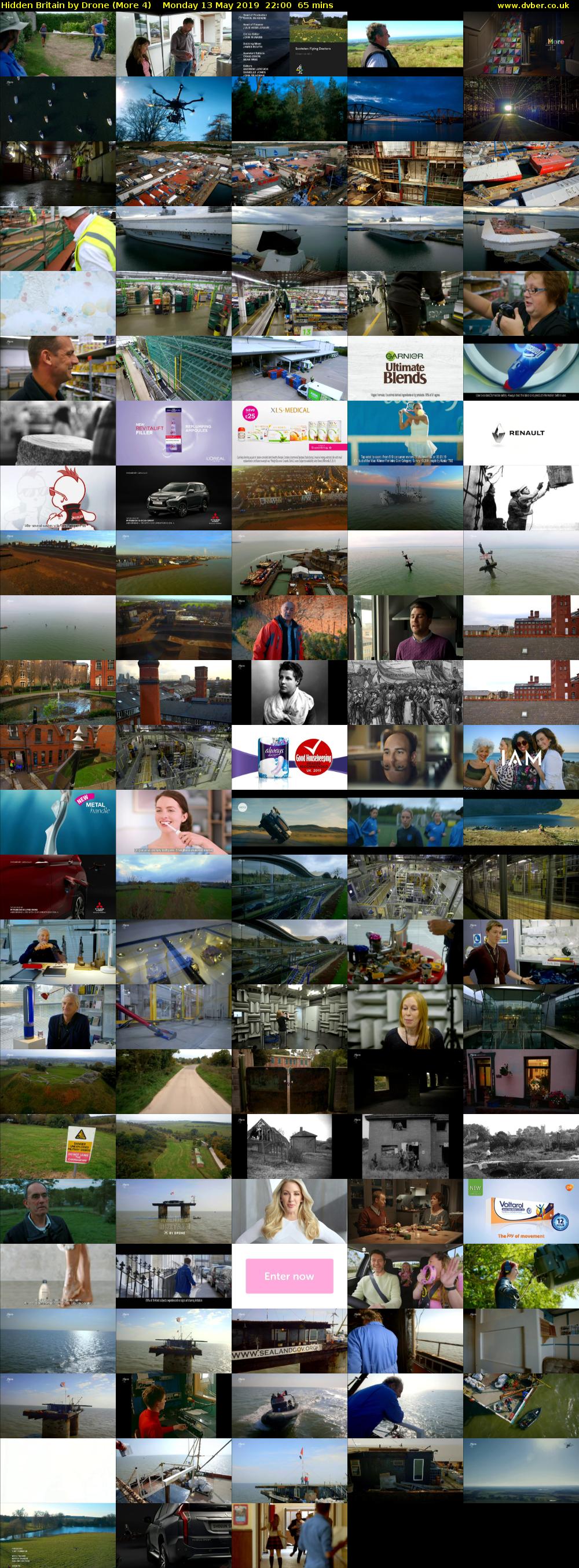 Hidden Britain by Drone (More 4) Monday 13 May 2019 22:00 - 23:05