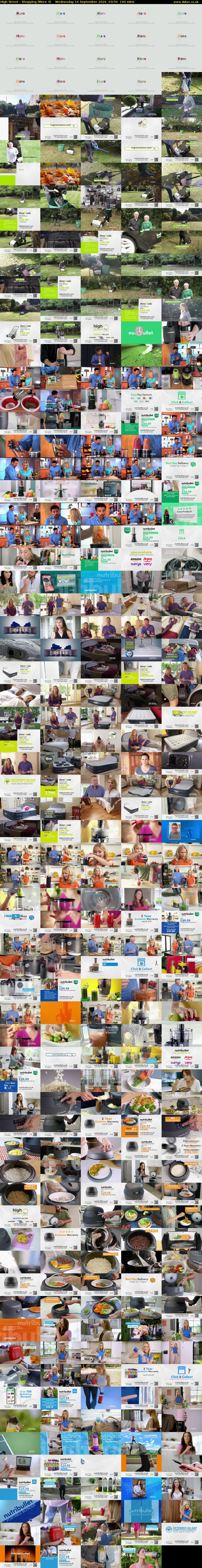 High Street - Shopping (More 4) Wednesday 16 September 2026 03:50 - 07:00