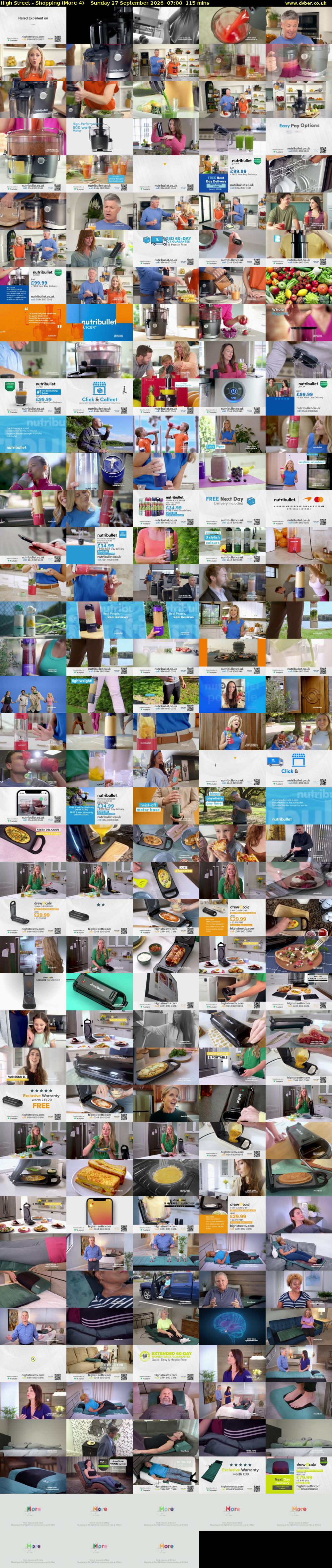 High Street - Shopping (More 4) Sunday 27 September 2026 07:00 - 08:55
