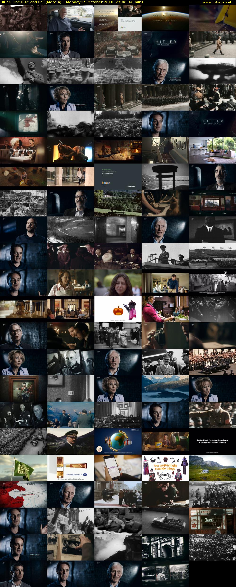Hitler: The Rise and Fall (More 4) Monday 15 October 2018 22:00 - 23:00